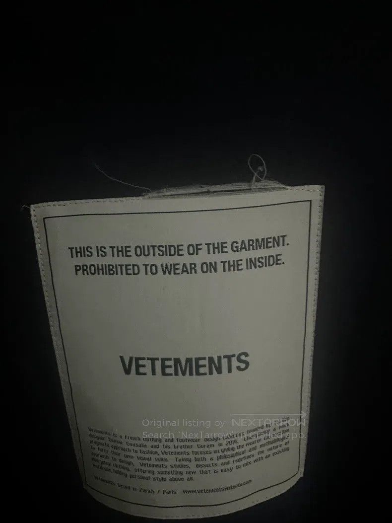 Vetements VETEMENTS Patch Half Zip Hoodie Size US M / EU 48-50 / 2 - 5 Thumbnail