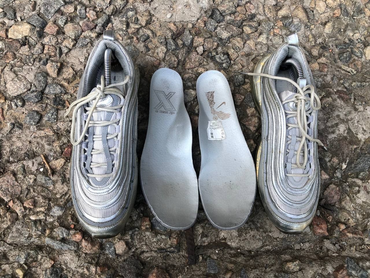 Nike Vintage Nike Air Max 97 Reflective Retro Sneakers Y2K 90s Size US 8.5 / EU 41-42 - 1 Thumbnail
