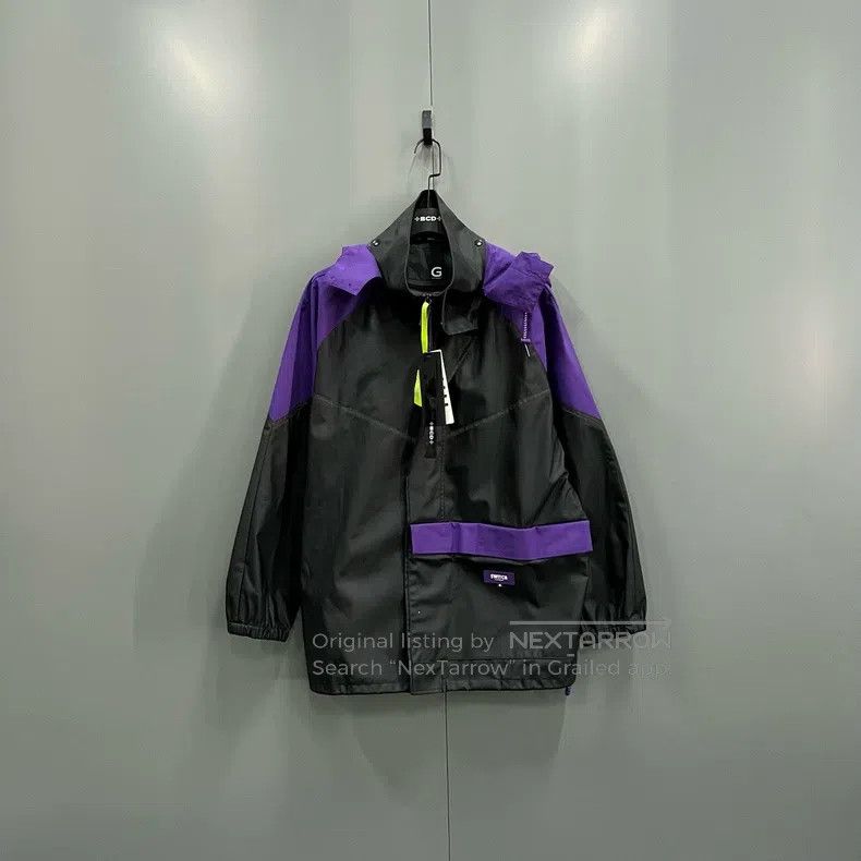 Givenchy Givenchy Black and Purple Zip-Up Jacket Size US M / EU 48-50 / 2 - 1 Thumbnail