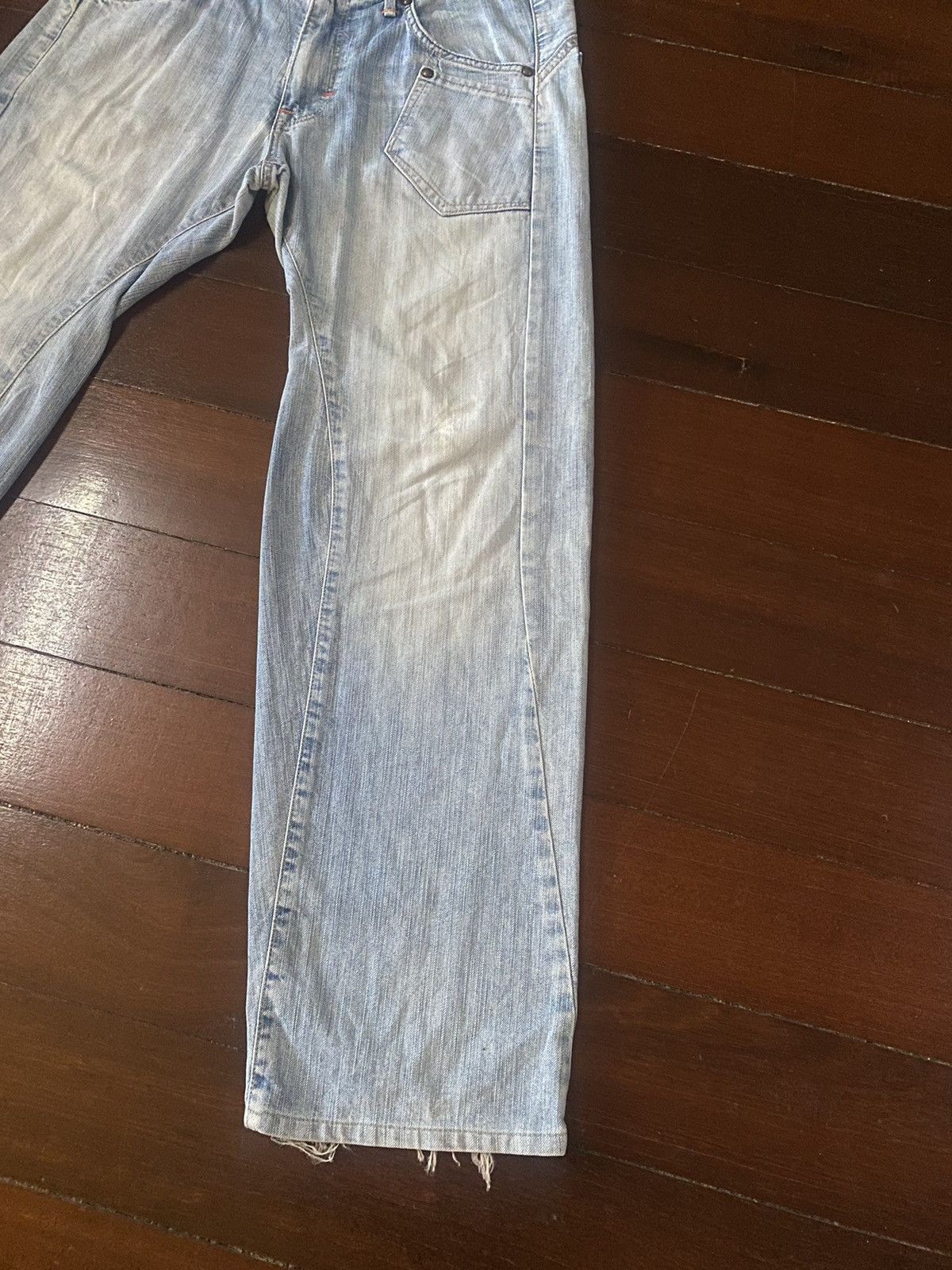 Edwin × If Six Was Nine × JNCO Wide Leg Jeans Edwin E Function Loose nice faded Y2k Size US 35 - 4 Thumbnail