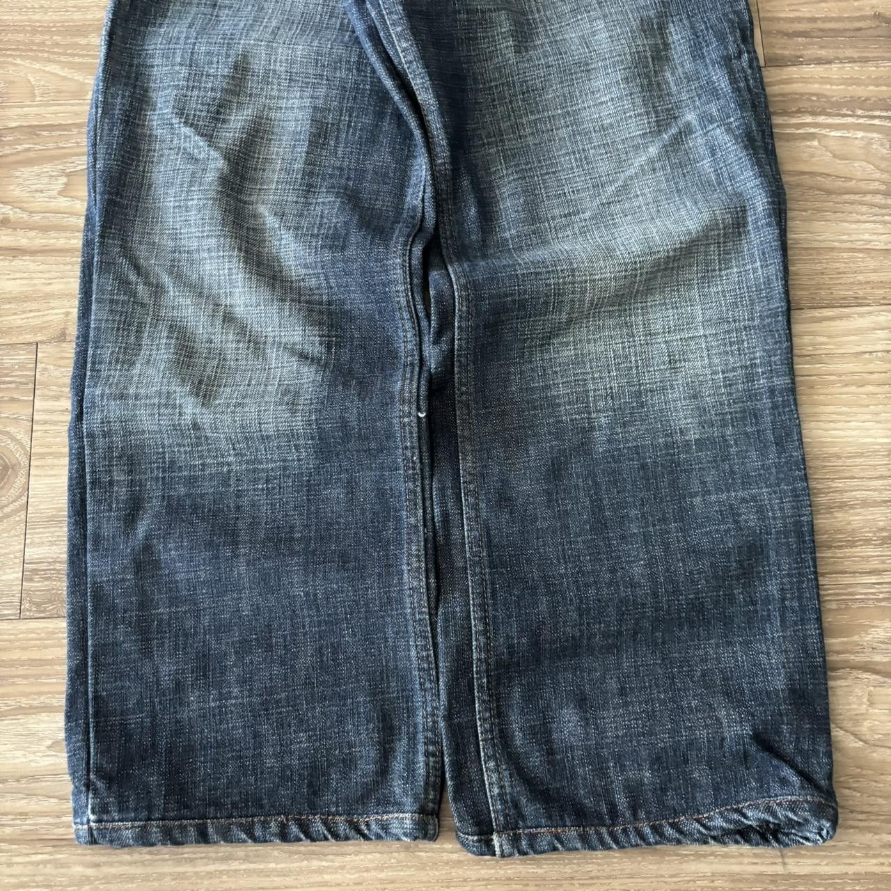 Vintage Crazy Vintage Y2K/2000s Grunge Dark Wash Denim Jeans! 32x31 Size US 32 / EU 48 - 6 Thumbnail