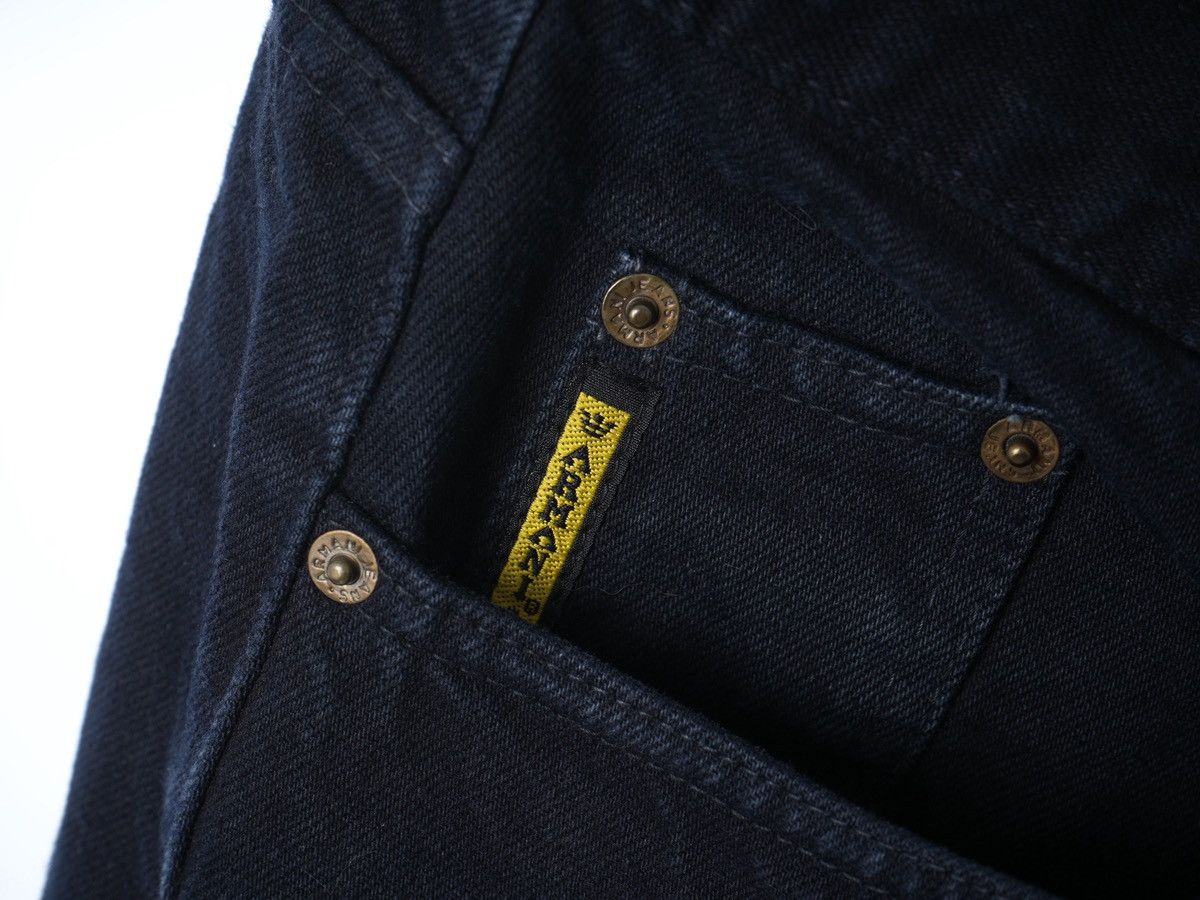 Armani Vintage 90's Armani Jeans Metal Logo Black Denim Comfort fit Size US 32 / EU 48 - 4 Thumbnail