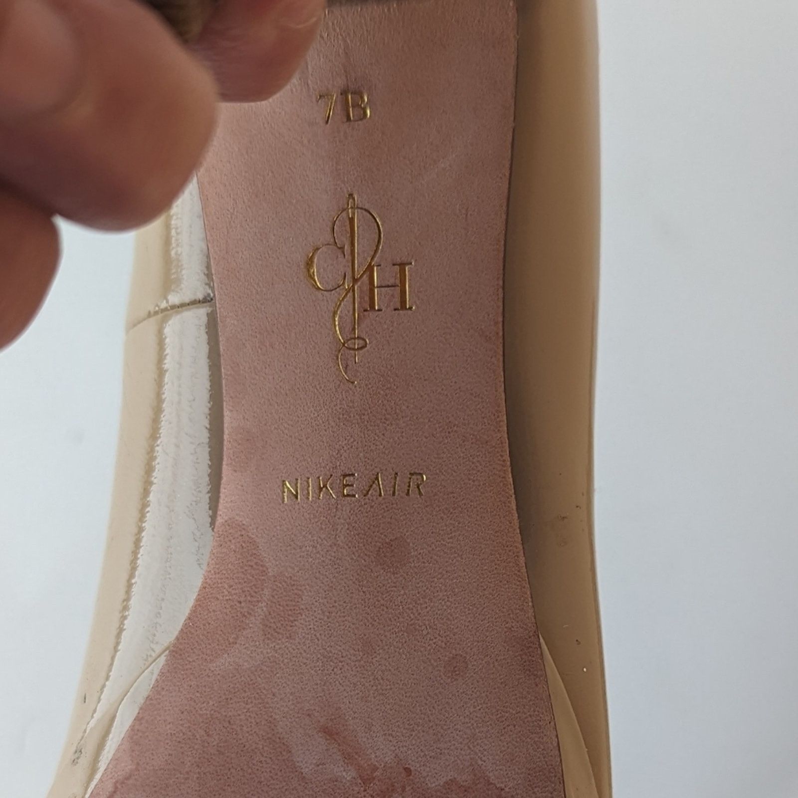Nike Cole Haan x Nike Air Nude Patent Leather Platform Heels / 7 Size US 7 / IT 37 - 4 Thumbnail