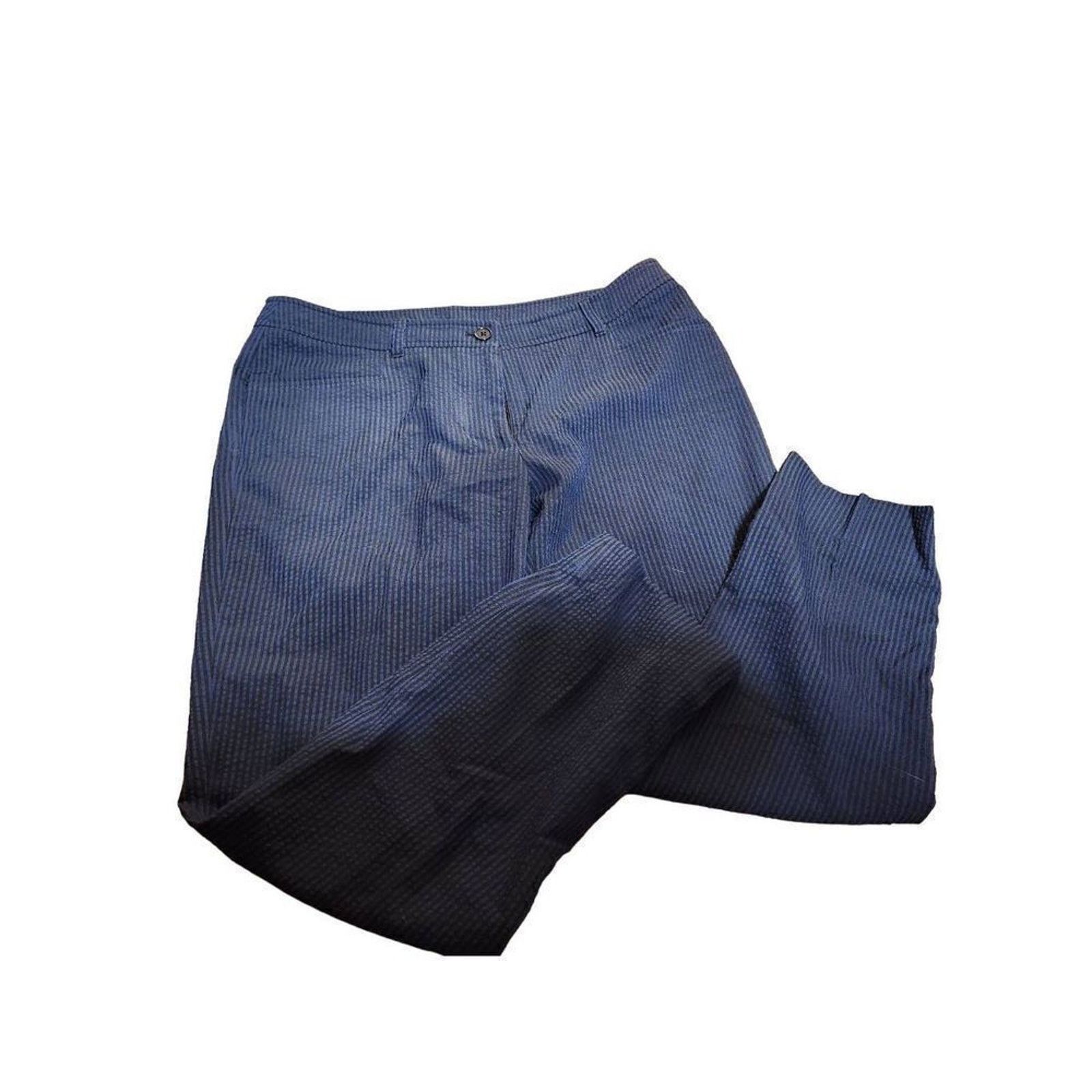 Anne Klein Ann klein size 10 professional pants blue Size 32" / US 10 / IT 46 - 6 Thumbnail