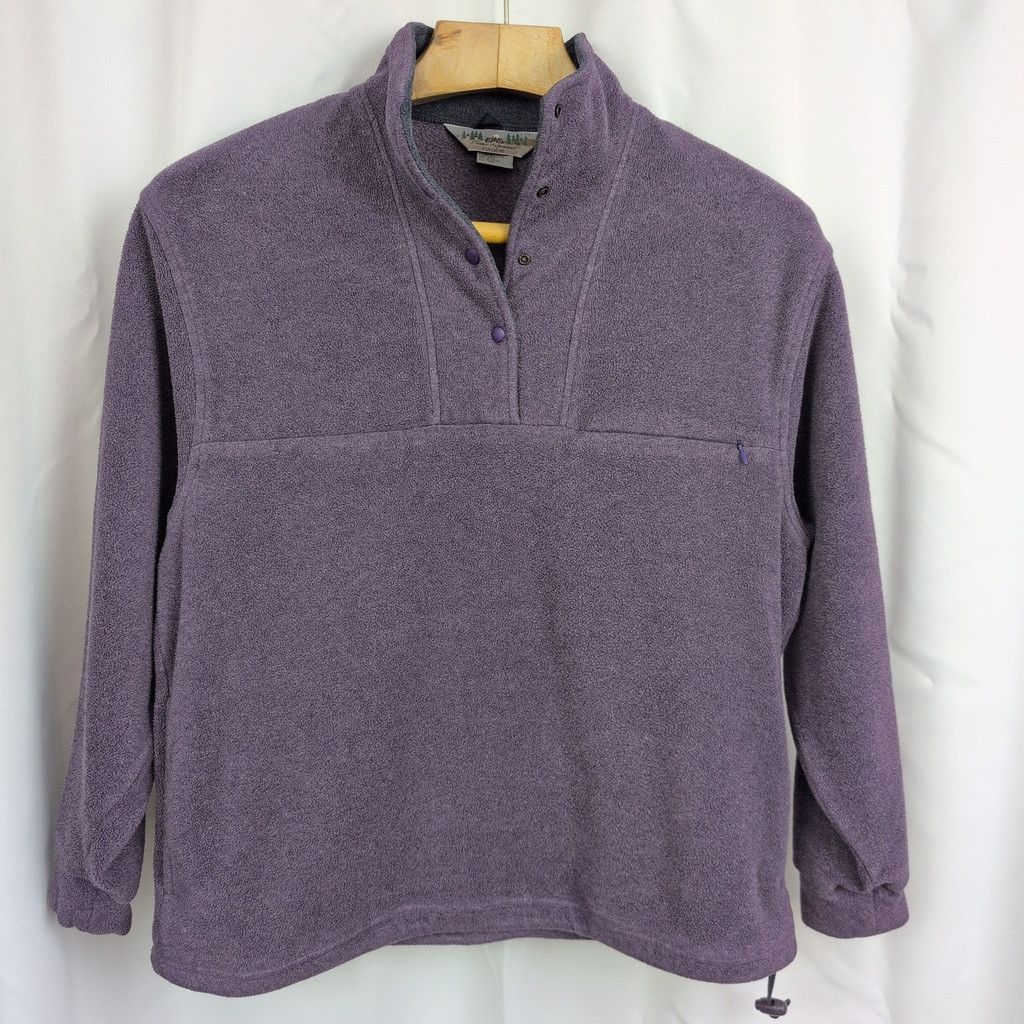 Eastern Mountain Sports × Vintage Vintage EMS Ladies' Anorak Purple Fleece Medium Size M / US 6-8 / IT 42-44 - 1 Thumbnail