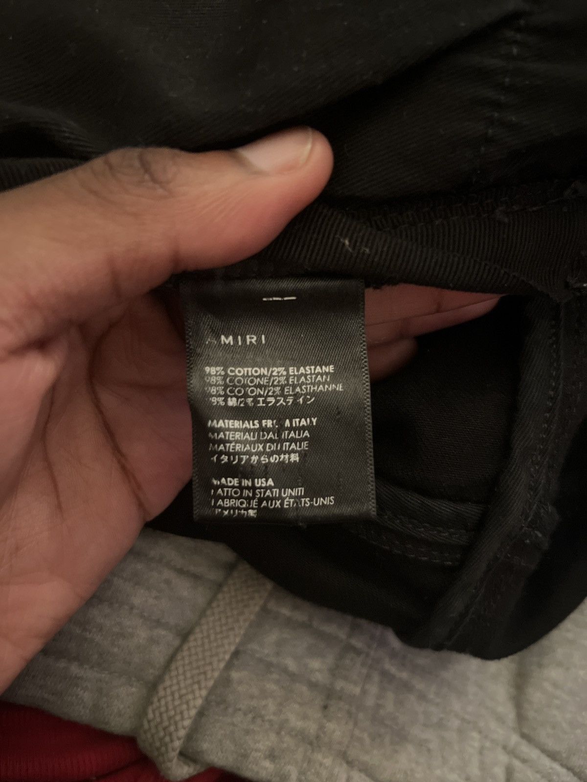 Amiri Amiri Stack Jean “Black” Size US 30 / EU 46 - 2 Thumbnail