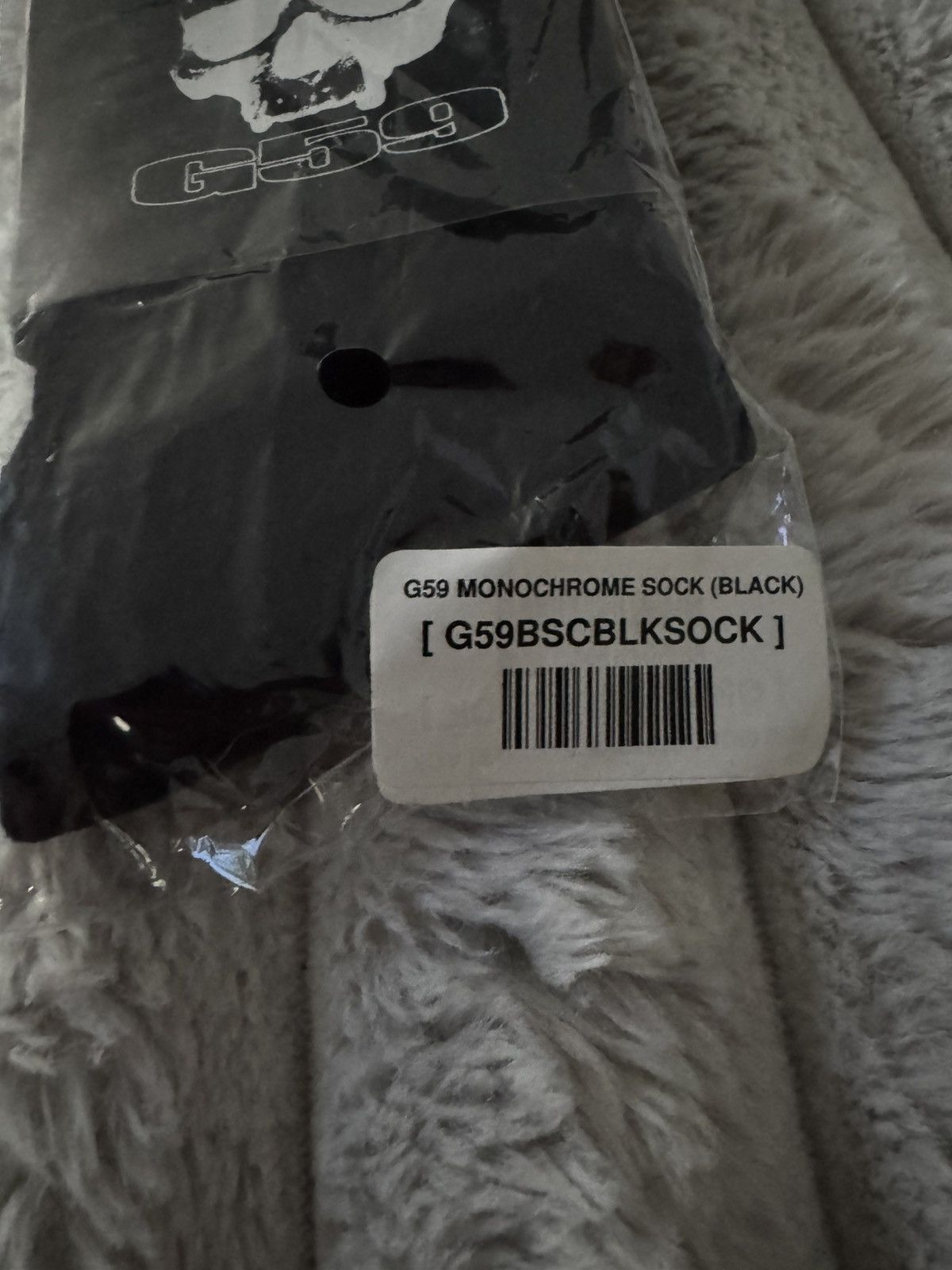 G59 Records $uicideboy$ G59 monochrome socks suicideboys greyday staff Size ONE SIZE - 5 Thumbnail