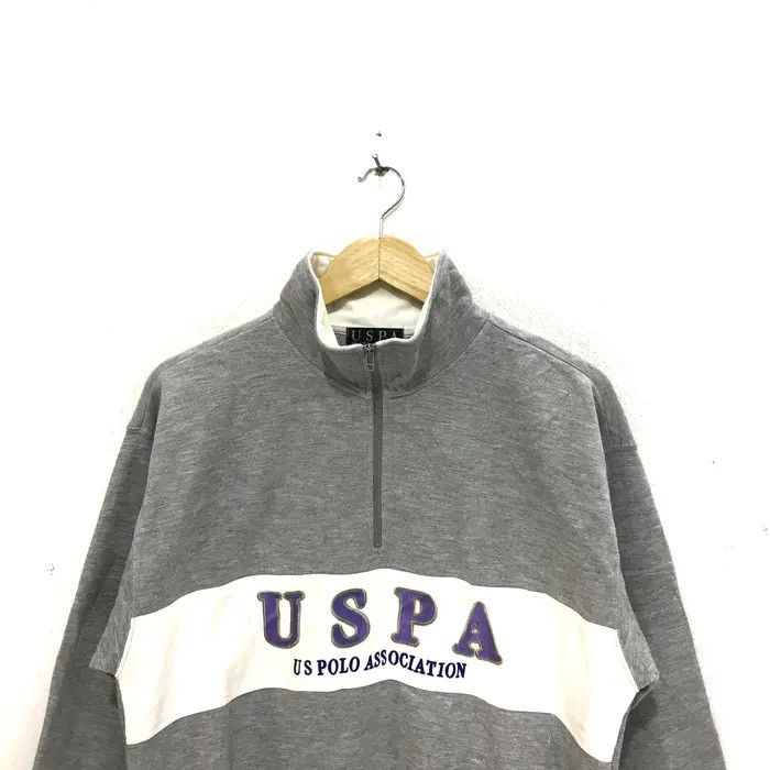 U.S. Polo Assn. Vtg USPA POLO ASSOCIATION Pony Sweatshirt Big Logo Sweater Size US L / EU 52-54 / 3 - 2 Thumbnail