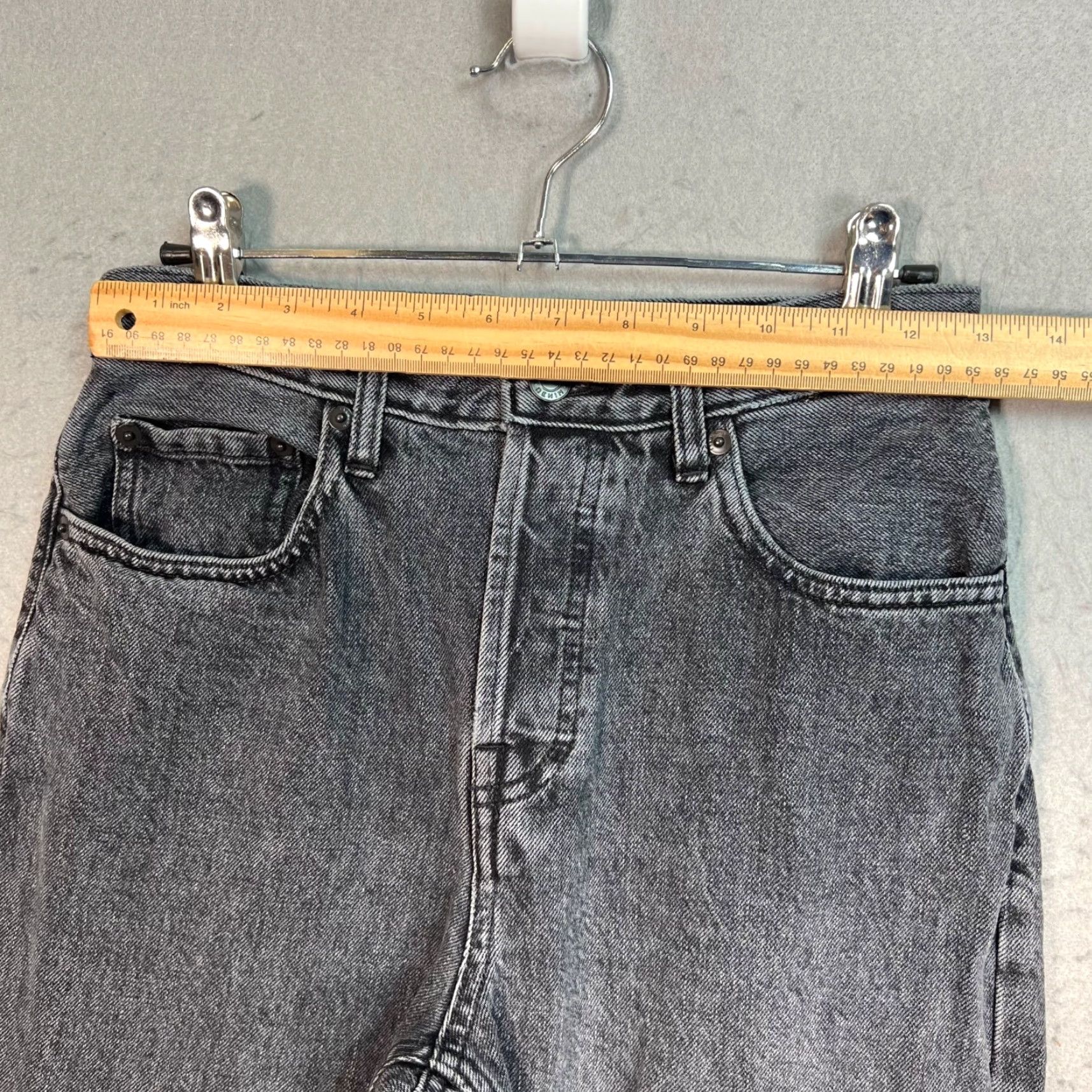 Everlane Everlane Jeans 25 Gray Denim 90s Organic Cotton High Rise Womens Tapered Modern Vintage 90s Mens Womens Boys Girls Size 42" / US 20 - 5 Thumbnail