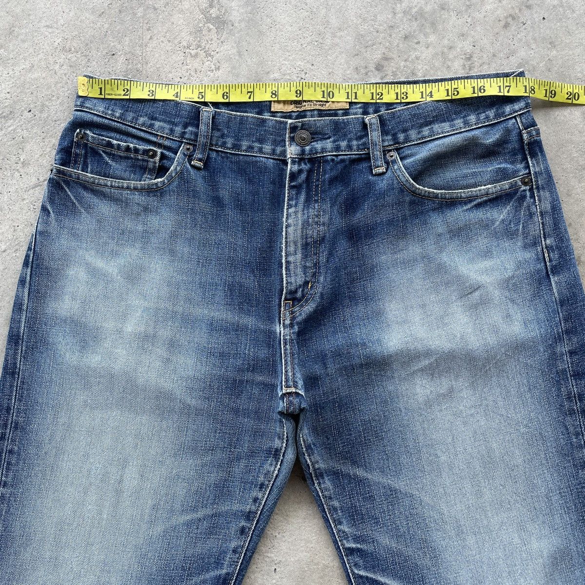 Japanese Brand × Jean × Vintage W36x33💥 Vintage Japanese Faded Distressed Jeans Denim Pants Size US 36 / EU 52 - 5 Thumbnail