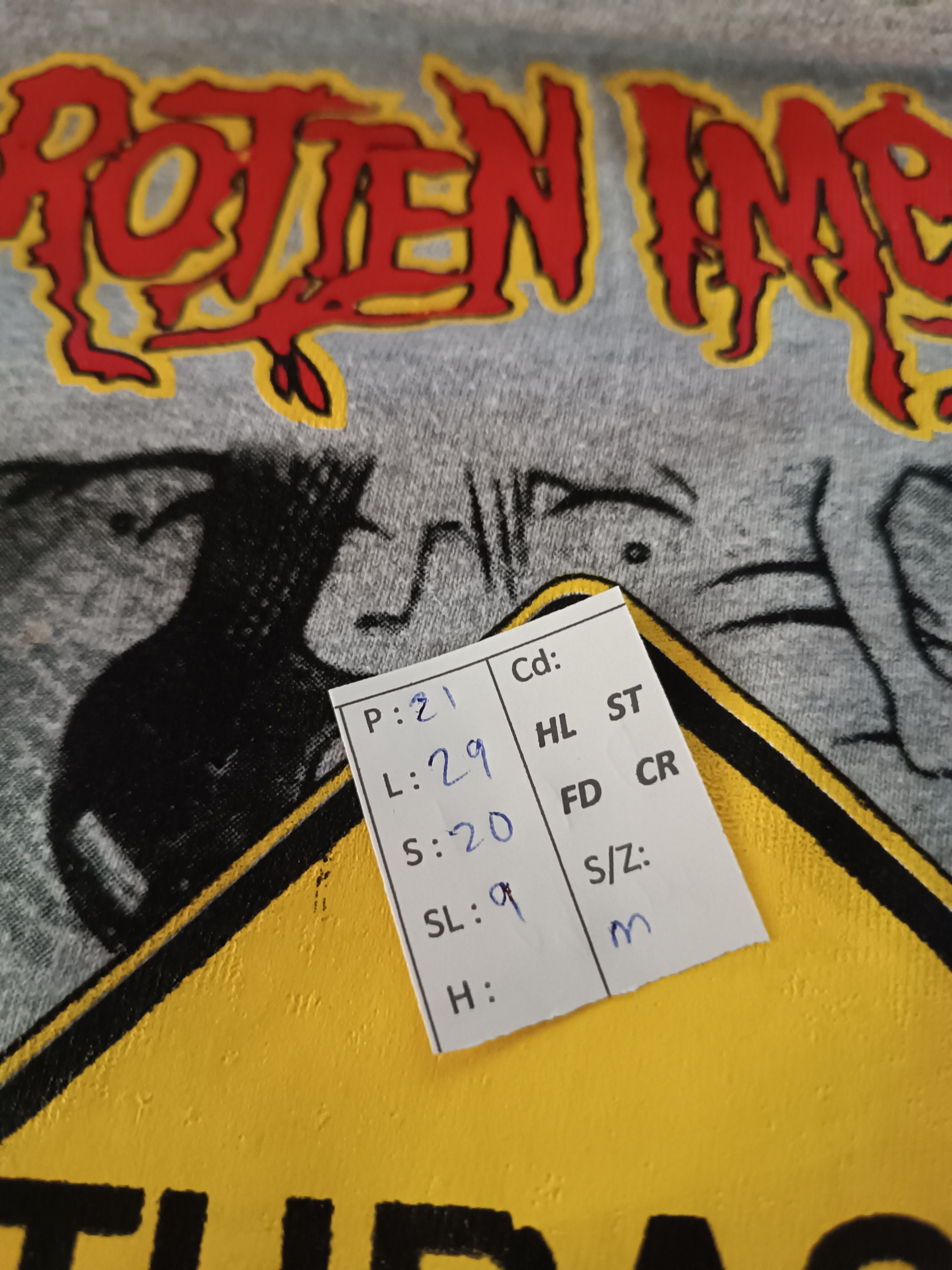 Band Tees VINTAGE DIRTY ROTTEN IMBECILES D.R.I THRASH ZONE TEE Size US L / EU 52-54 / 3 - 17 Thumbnail