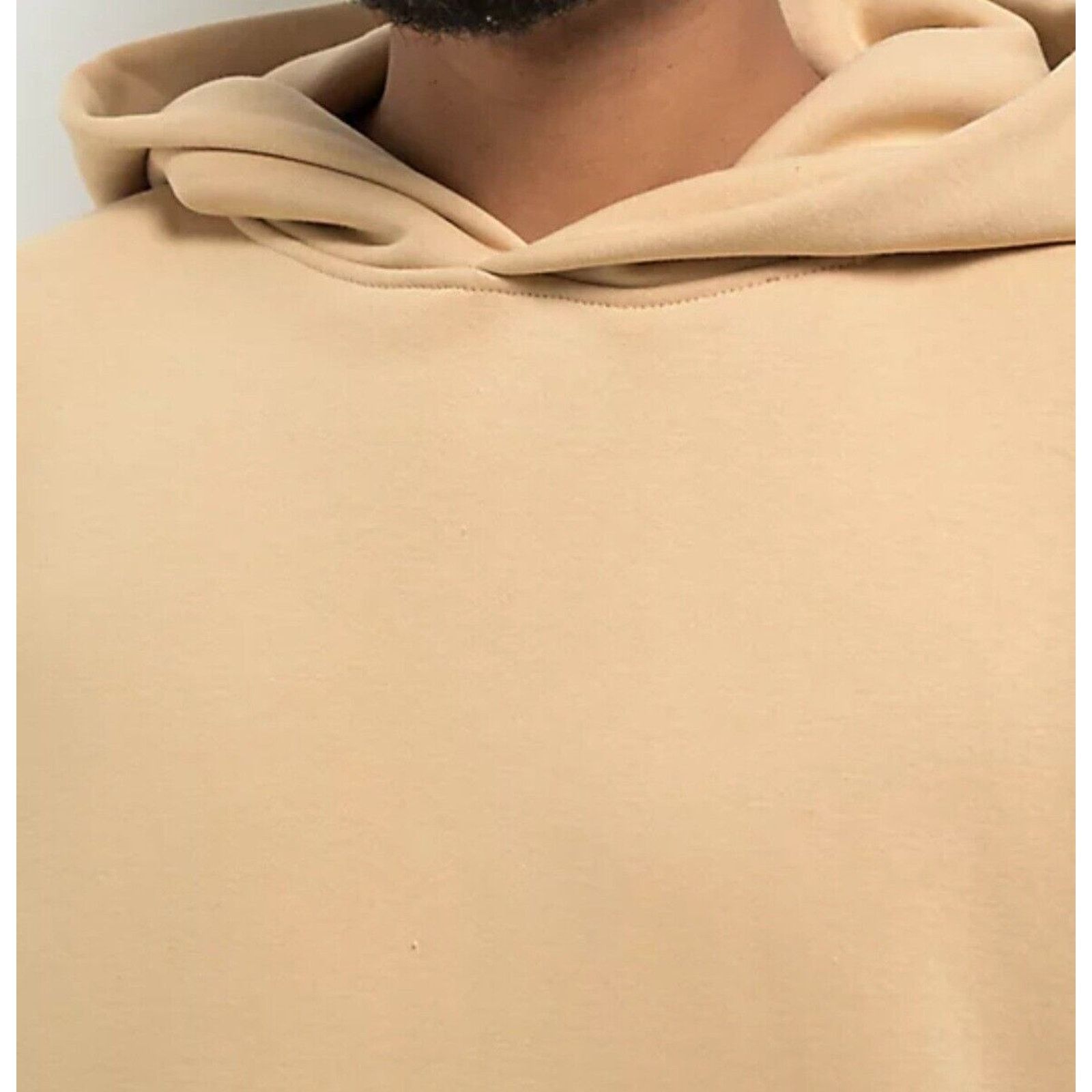 Vintage Shaka Wear Hoodie Heavyweight Cotton Essentials Oatmeal Size US XL / EU 56 / 4 - 4 Thumbnail