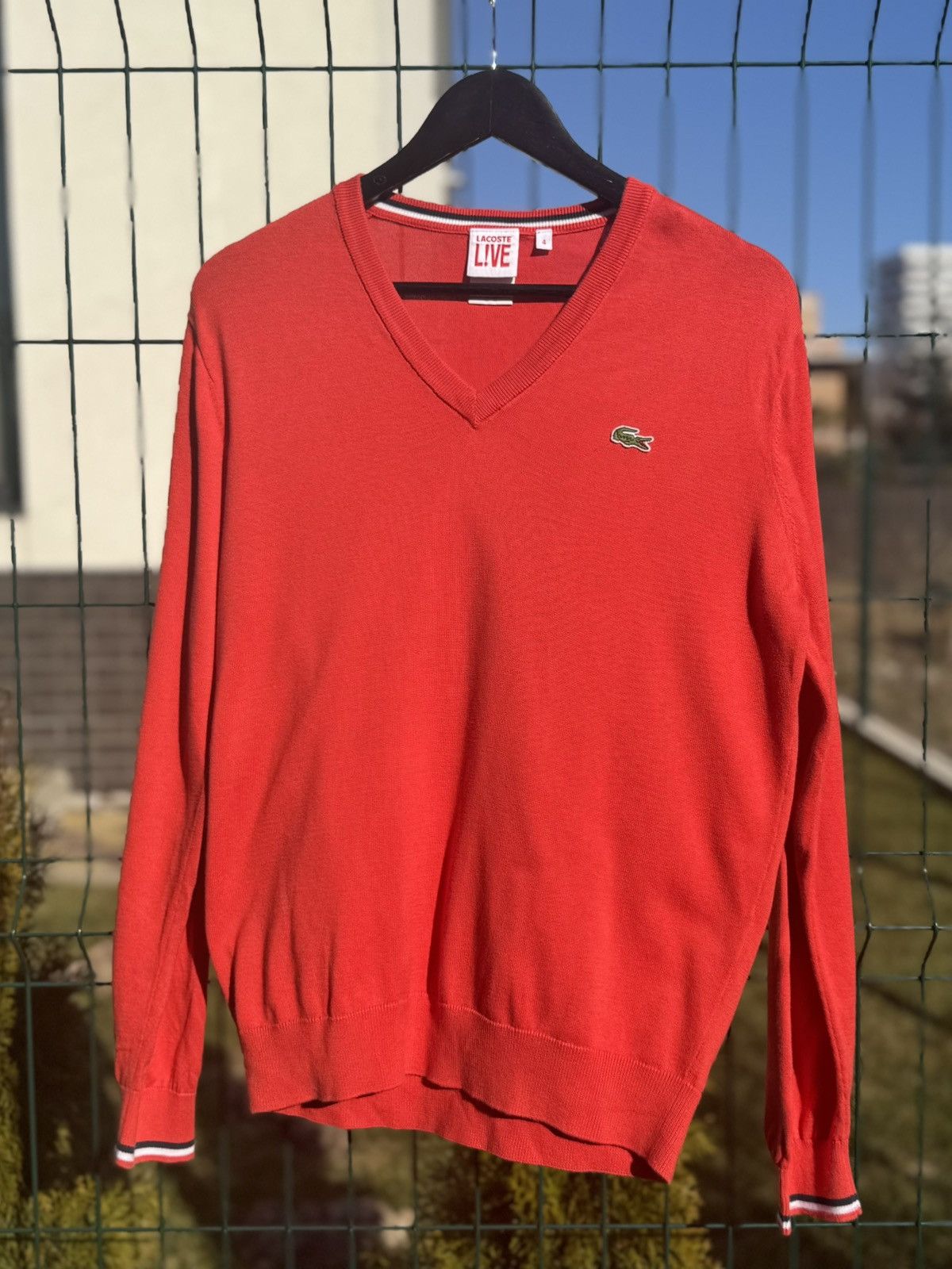 Lacoste Lacoste Live Cardigan sweater V Neck Size US M / EU 48-50 / 2 - 1 Thumbnail