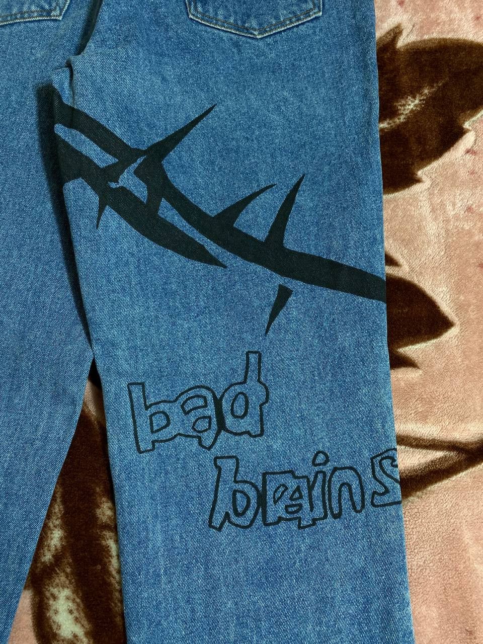 Vintage Vintage distressed print bad brins japanese opium jeans Size US 30 / EU 46 - 15 Thumbnail