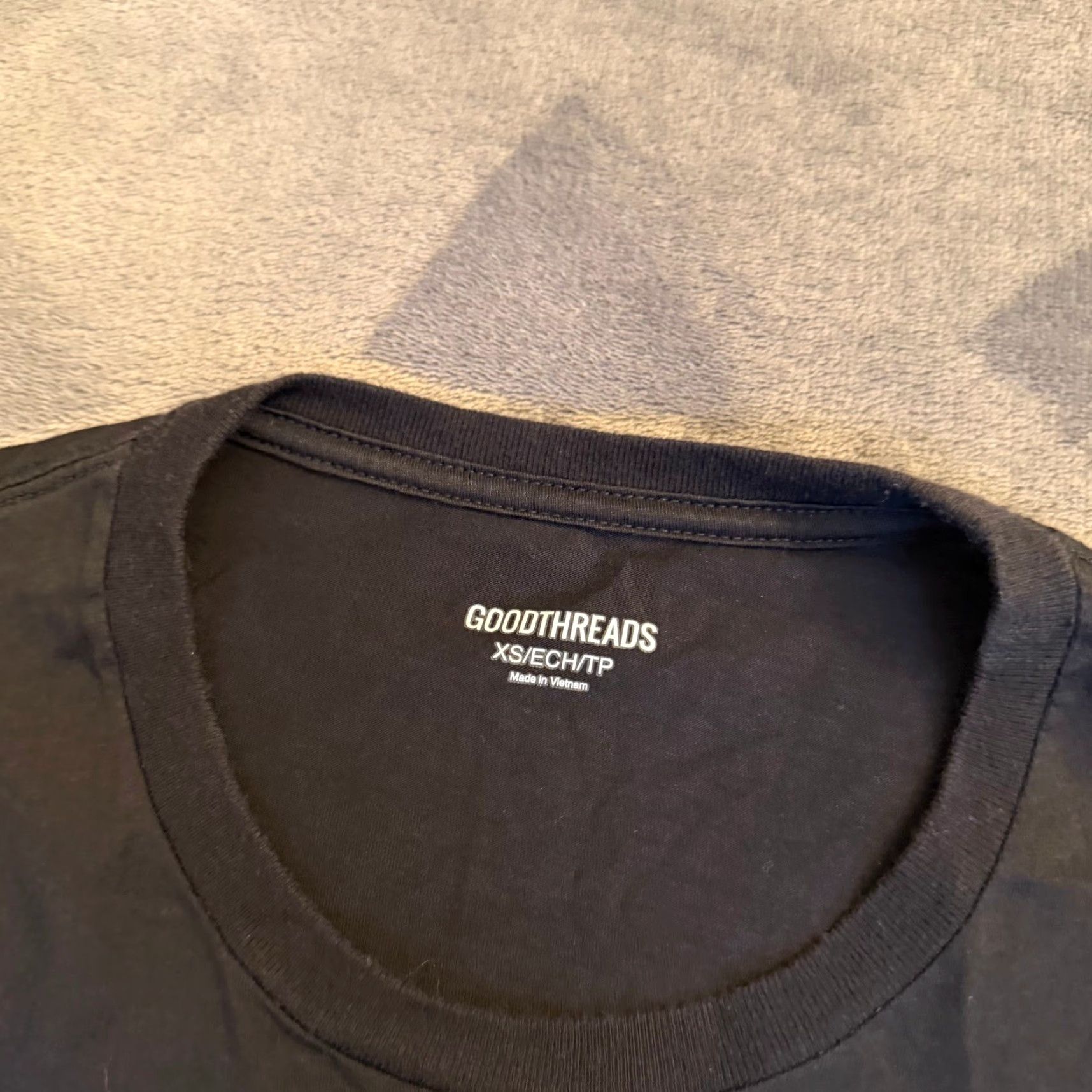 Vintage Goodthreads Black Cotton Short Sleeve Crew Neck T-Shirt Mens XS Size XS Short Sleeve Crew Neck Black T-Shirt Wardrobe Staple Size US XS / EU 42 / 0 - 2 Thumbnail