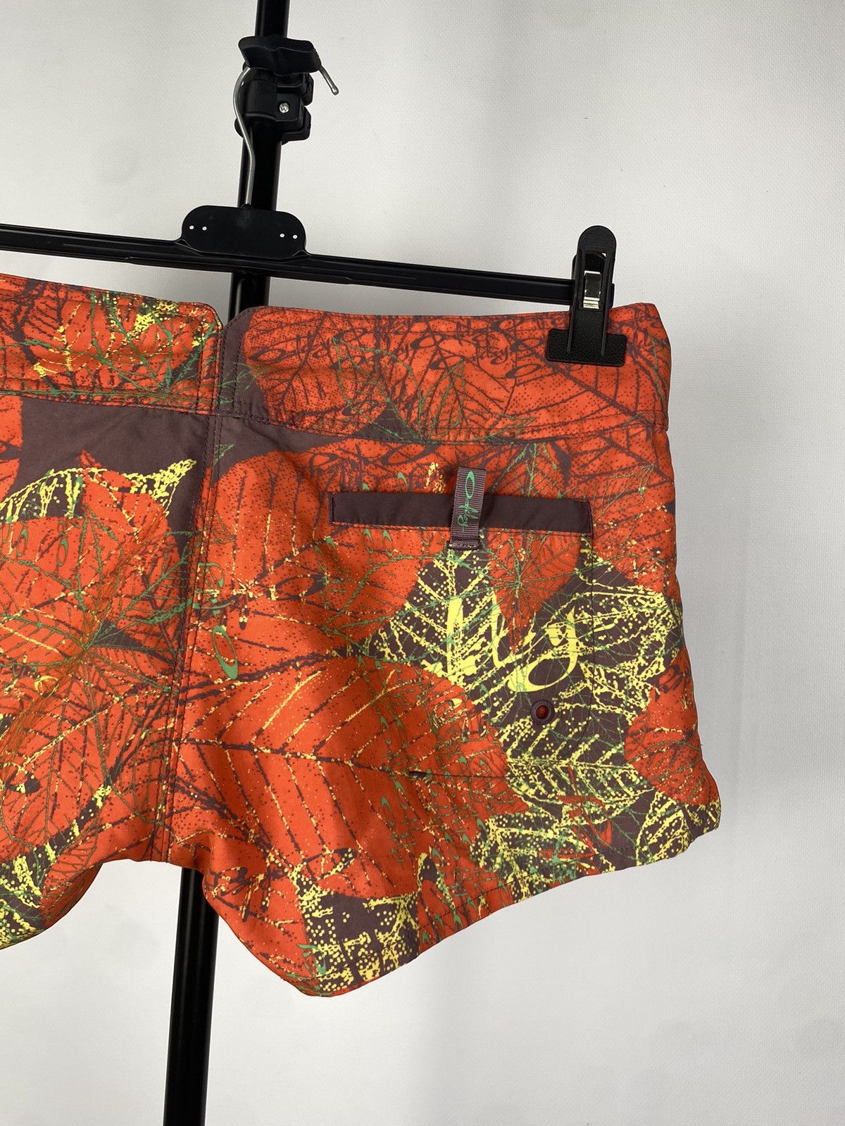 Oakley × Vintage Vintage Oakley Monogram Swim Shorts Orange Size 28" / US 6 / IT 42 - 10 Thumbnail