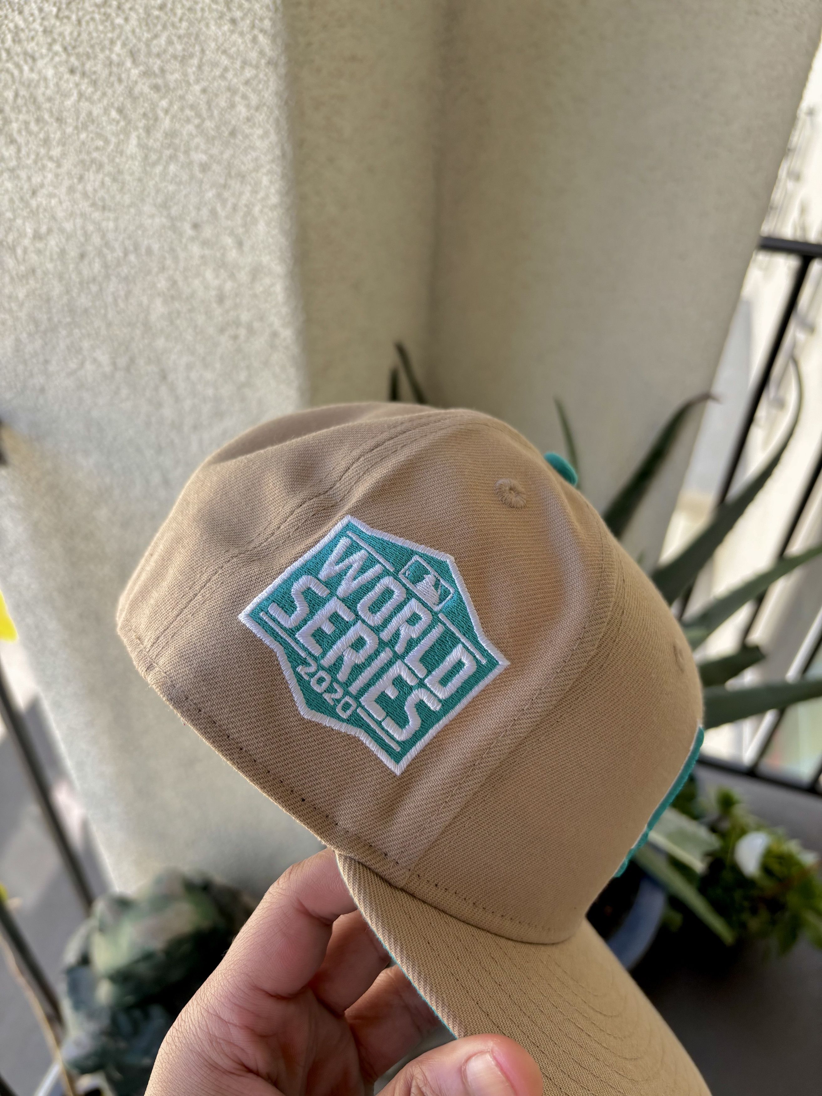 New Era New Era 2020 Los Angeles Dodgers Sand Teal 7 3/8 Size ONE SIZE - 3 Thumbnail