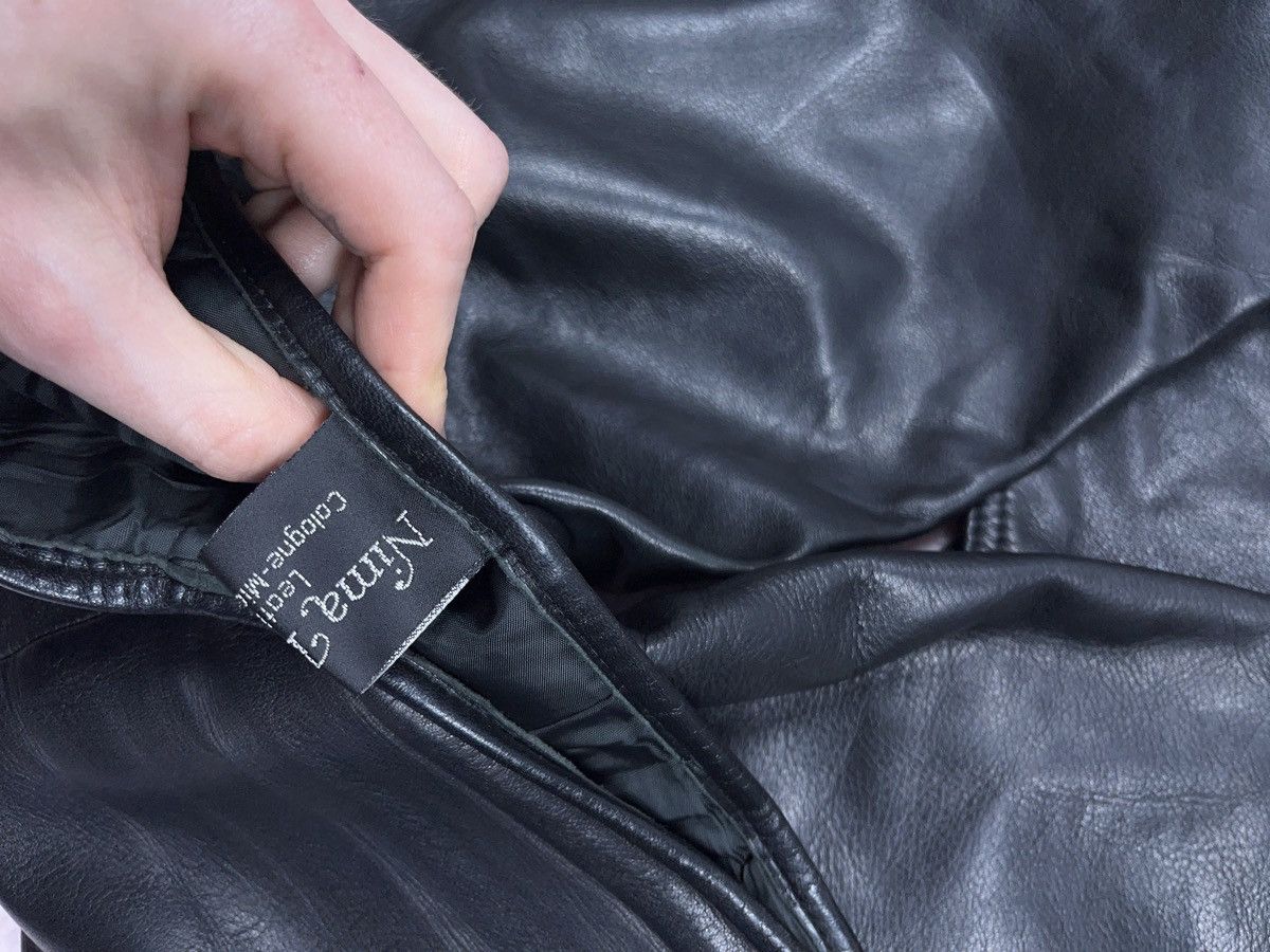 Genuine Leather ➕ vintage full zip top quality real leather racing pants Size 30" / US 8 / IT 44 - 3 Thumbnail