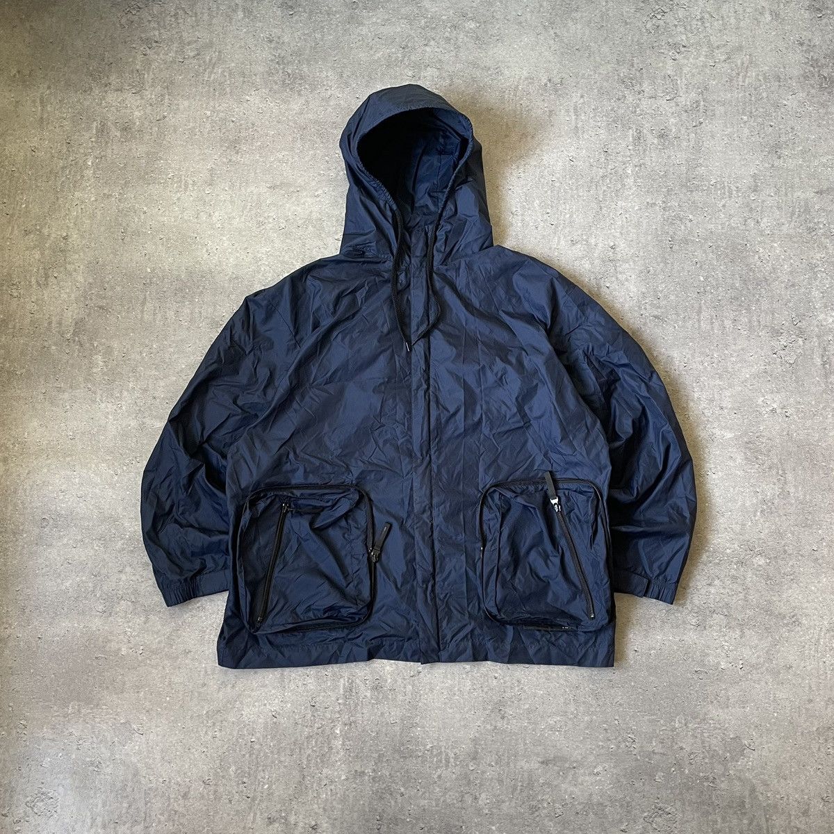 Nike × Vintage Vintage 00s Transformer Nylon Metal Nike Bag 2in1 Jacket Size US XL / EU 56 / 4 - 1 Thumbnail