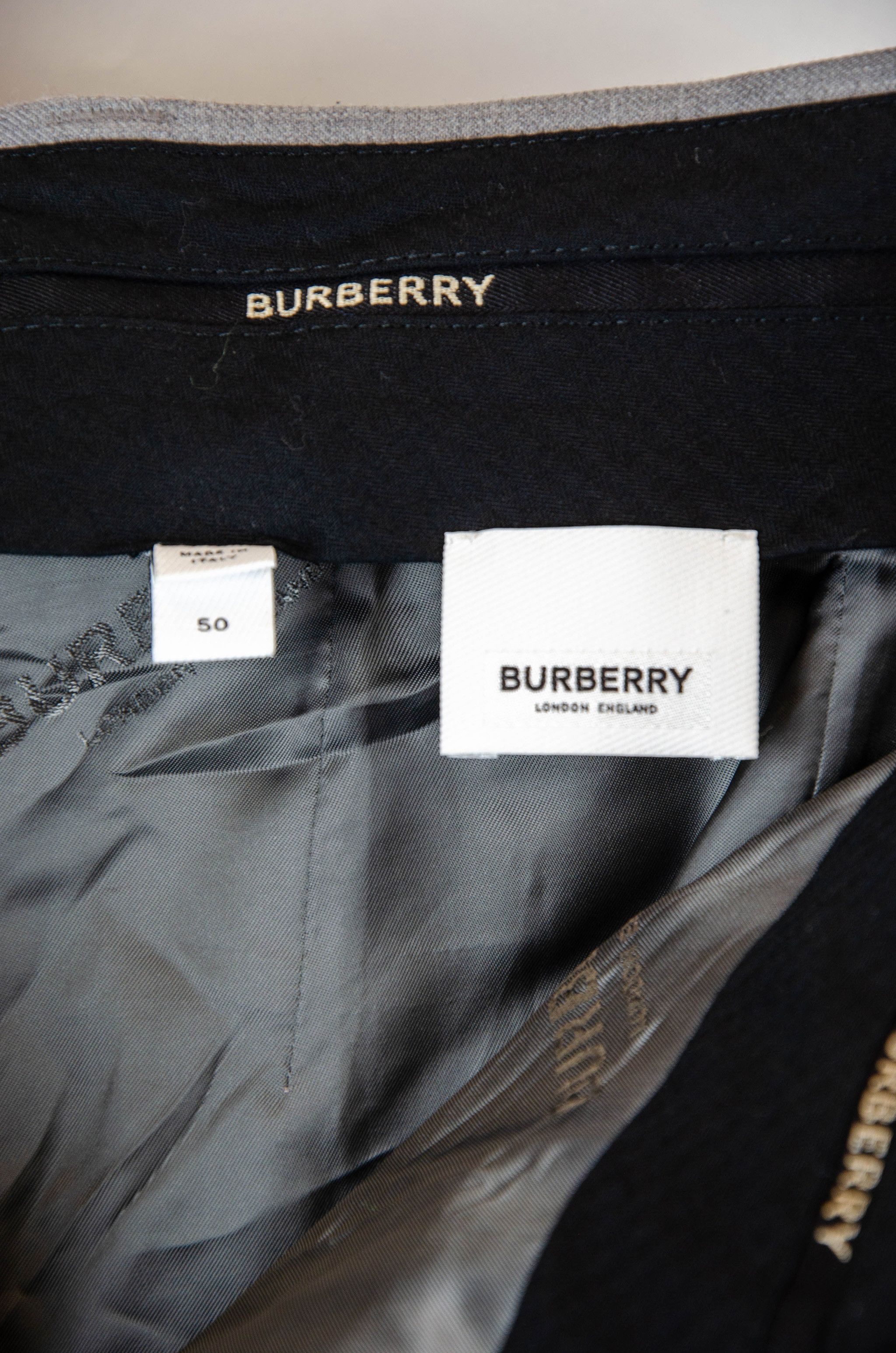 Burberry Burberry Panelled Wool Trousers – Size 50 Made in Italy Size US 34 / EU 50 - 10 Thumbnail
