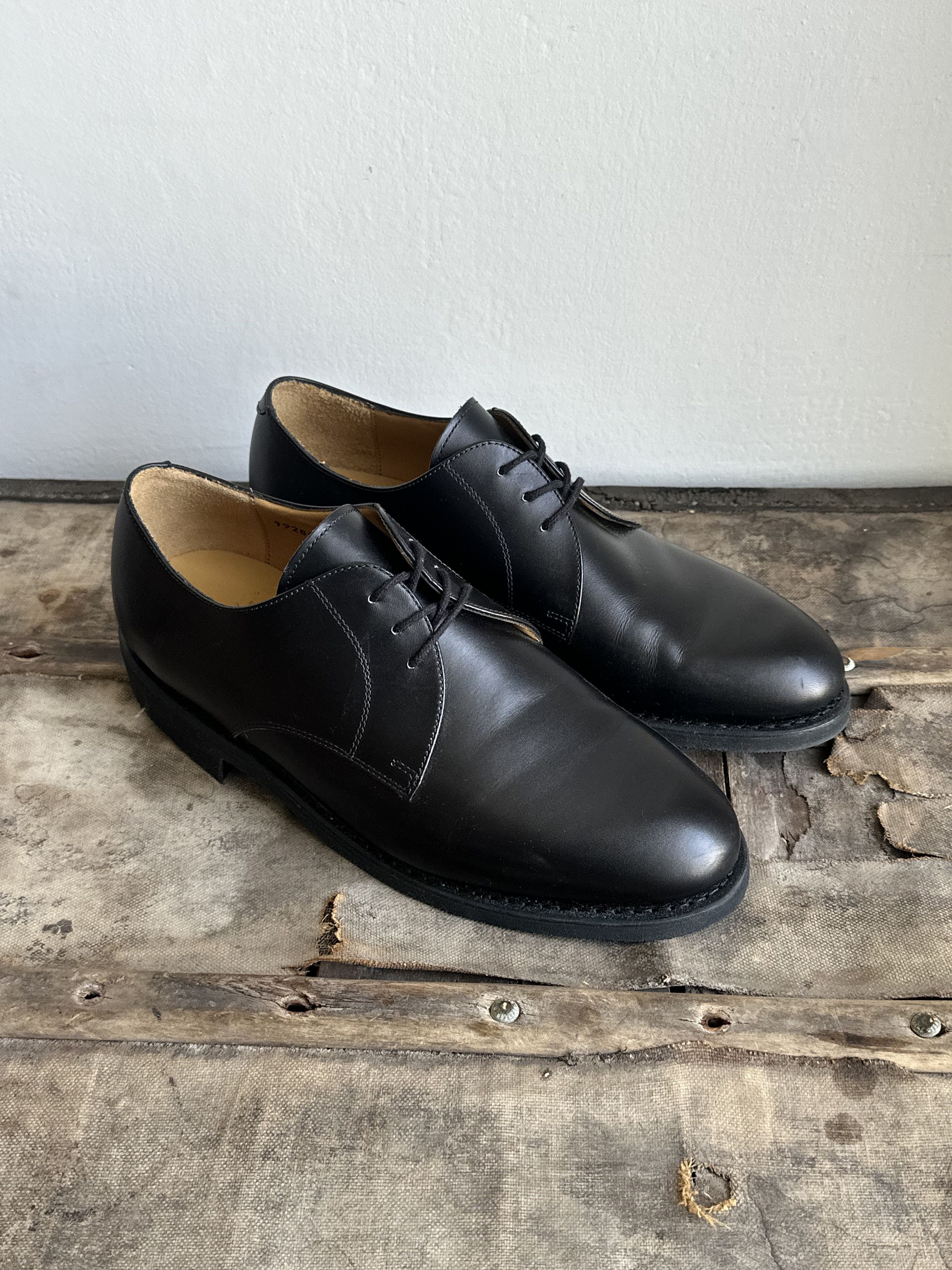 Shoes Loafers Oxford Derby Leather Black A9102, Men's