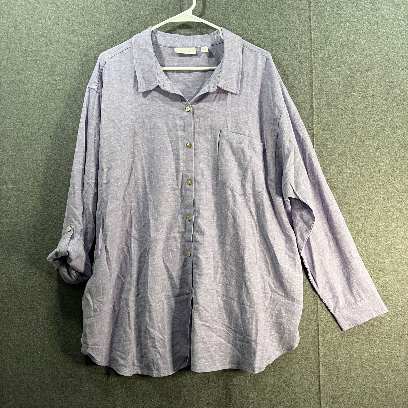 Other Susan Graver Pure Regular Cross Dued Linen Size XL / US 12-14 / IT 48-50 - 1 Thumbnail
