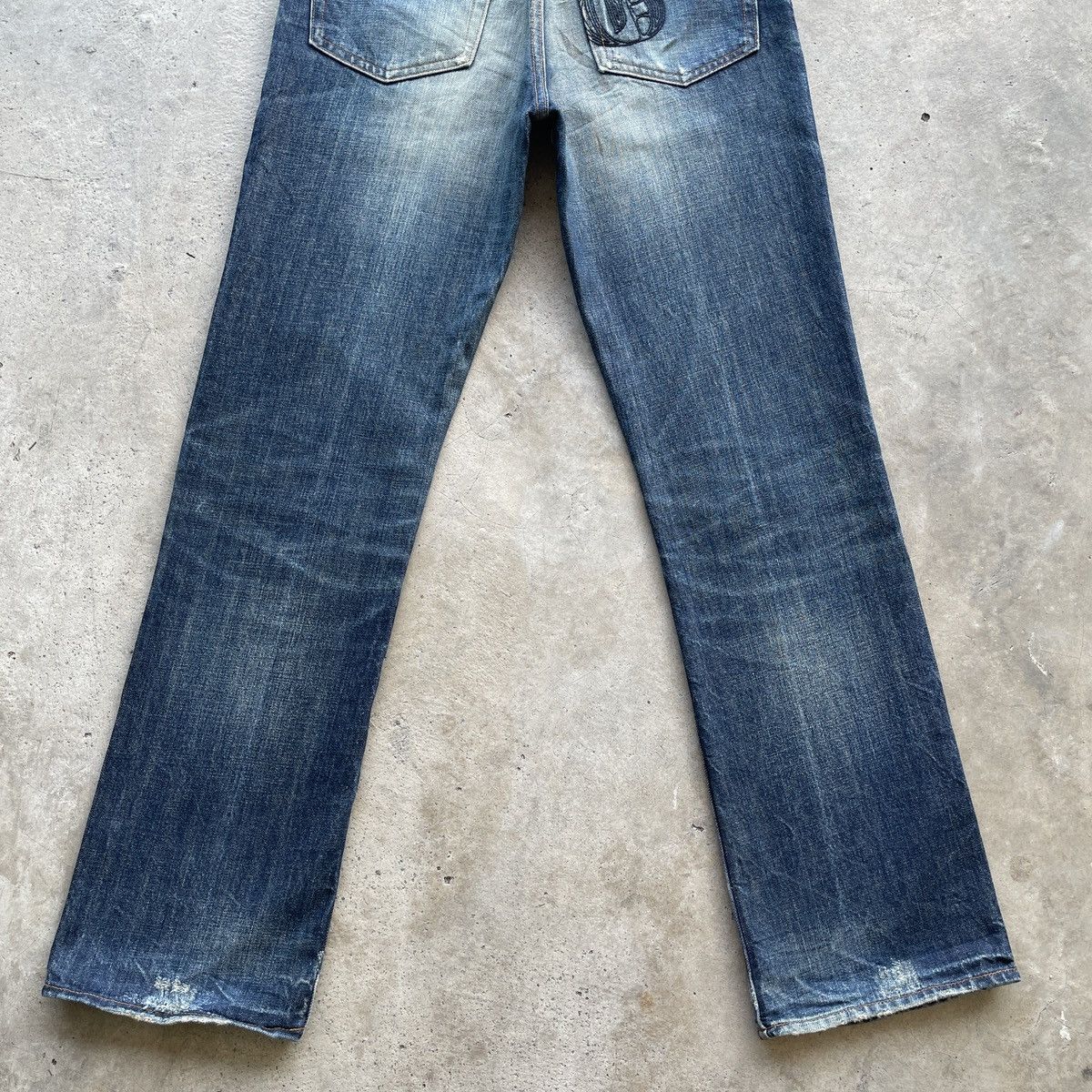 Gap Vintage Gap Jeans Faded Flare Sick Denim Pants W33x34 Size US 33 - 11 Thumbnail
