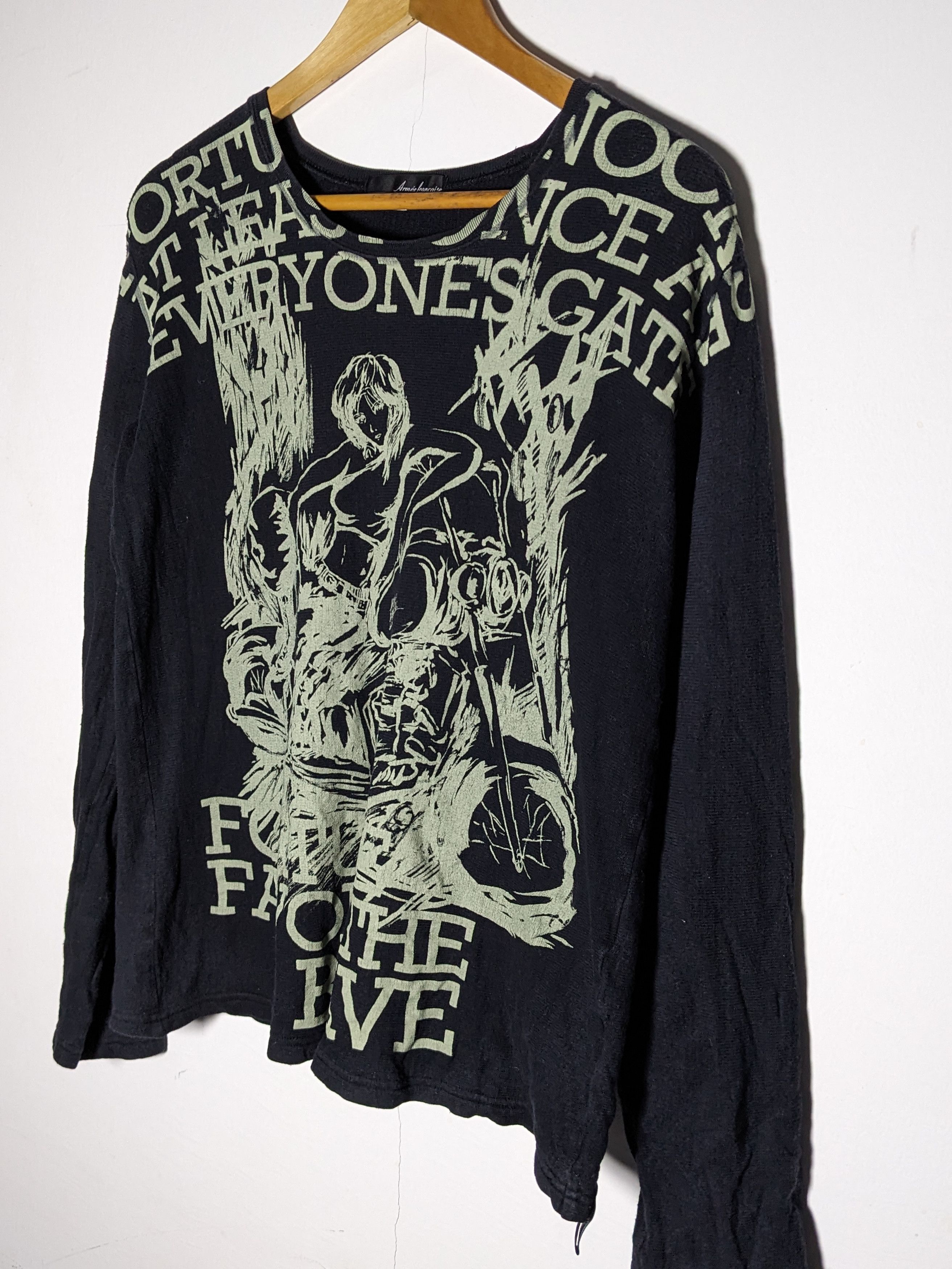If Six Was Nine × Japanese Brand Armee Fraincaisee Biker Punk Girl Longsleeve lgbstyle Size US M / EU 48-50 / 2 - 3 Thumbnail
