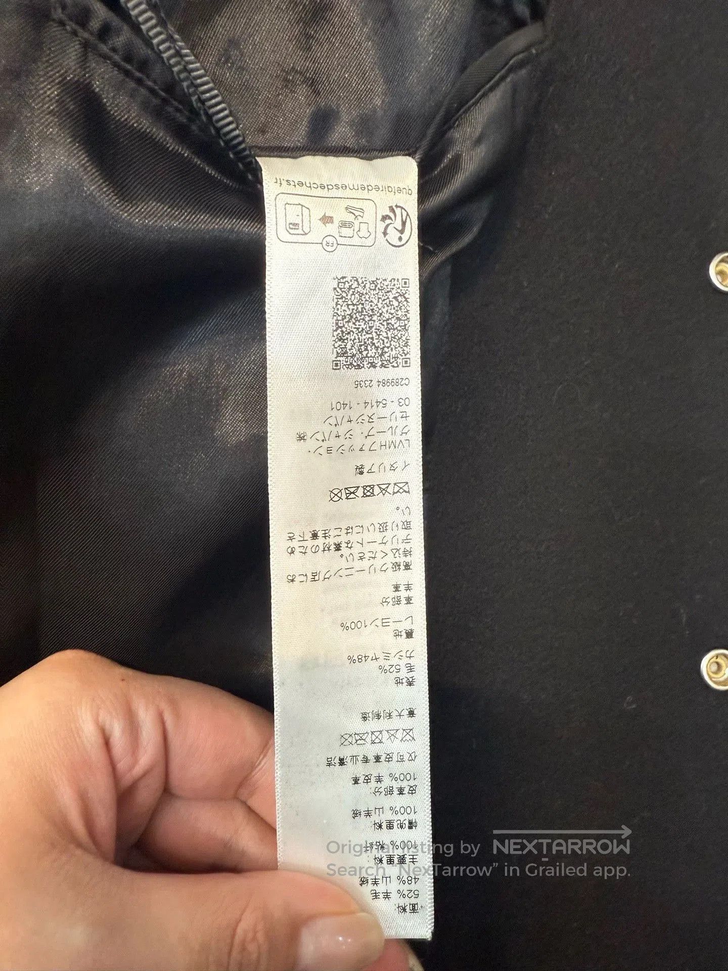 Celine Celine Black Hooded Wool Blend Coat. Size US L / EU 52-54 / 3 - 3 Thumbnail