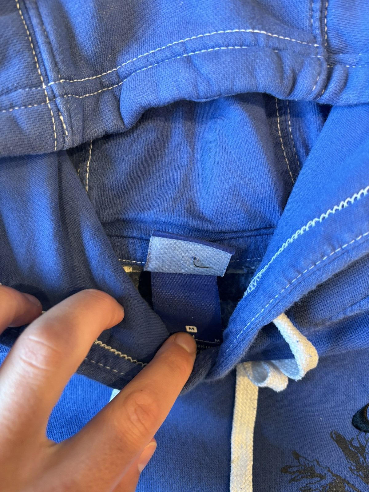 ERL ERL Nike Dover Street LA Blue Hoodie Size US M / EU 48-50 / 2 - 5 Thumbnail