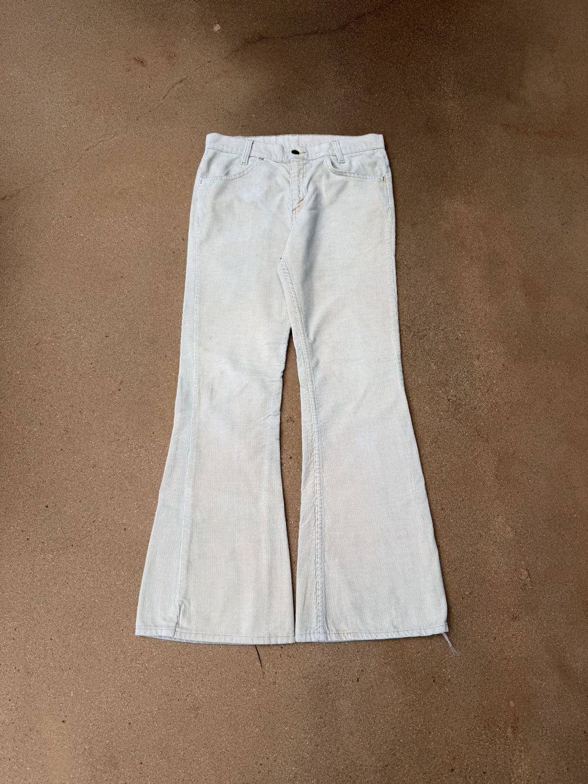 Levi's Vtg 70’s Levi’s 784 Bellbottom Flare Corduroy Pants 30x30 Size US 30 / EU 46 - 1 Thumbnail