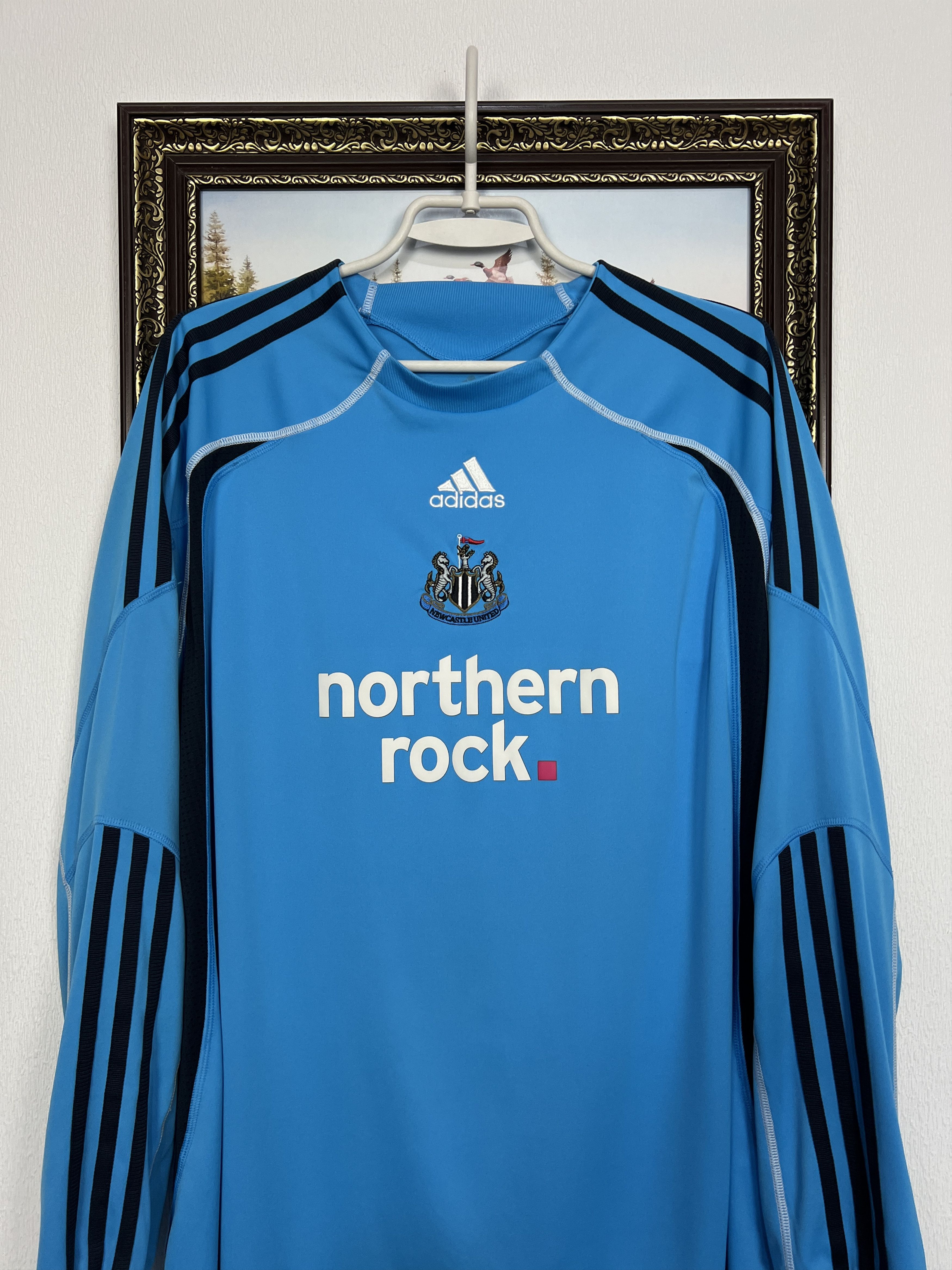 Adidas Newcastle Goalkeeper football shirt Soccer Jersey Trikot Size US XL / EU 56 / 4 - 2 Thumbnail