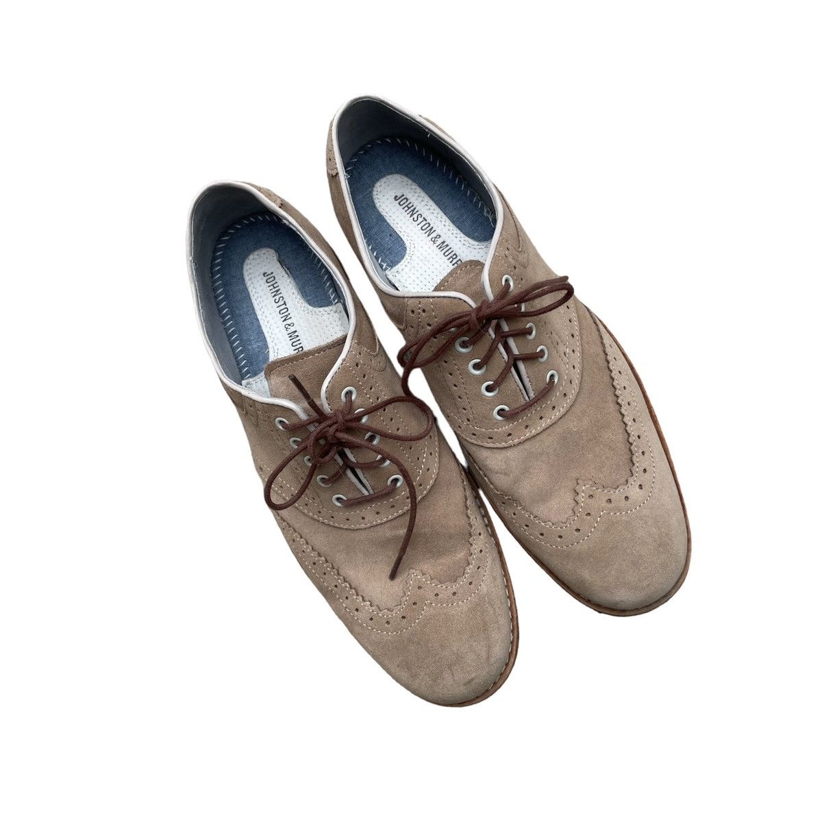 Johnston And Murphy Johnston And Murphy Suede Oxford Dress Shoes Grailed 7562