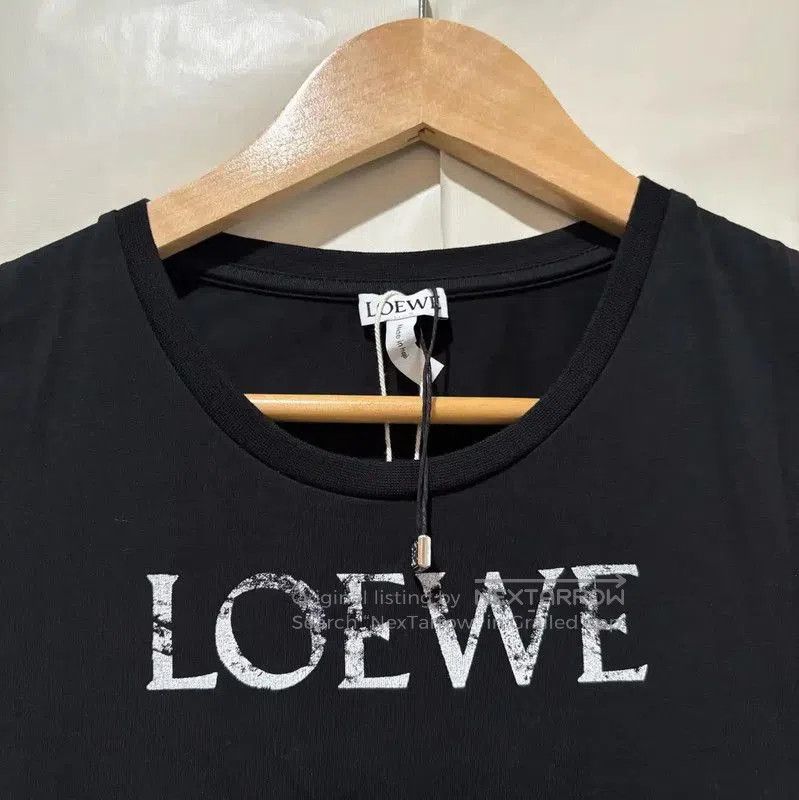 Loewe Loewe Summer Black Cotton Graphic Tee . Size M / US 6-8 / IT 42-44 - 2 Thumbnail