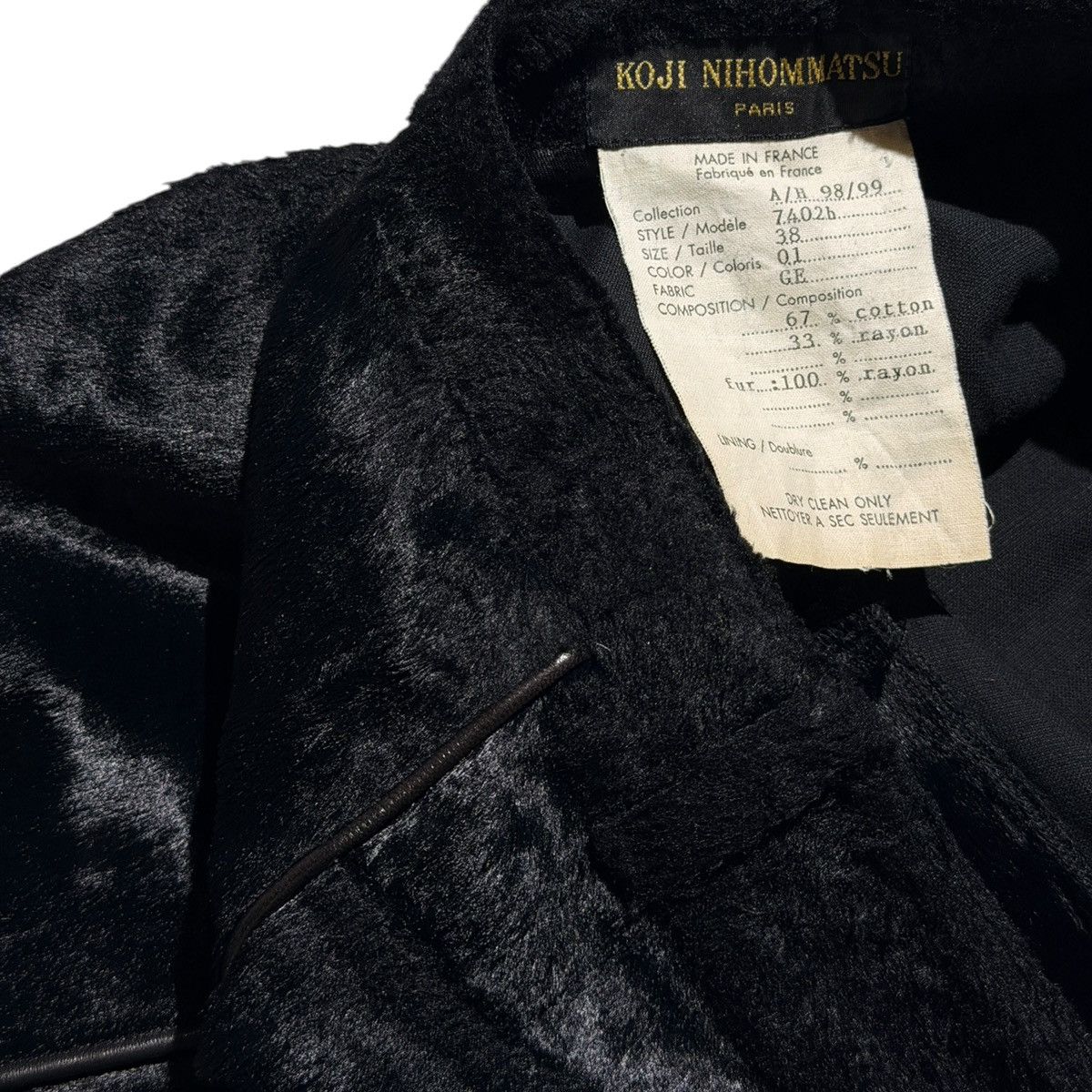 Japanese Brand Koji Nihommatsu FW98 feather “ponyhair” trouser Size US 29 - 3 Thumbnail