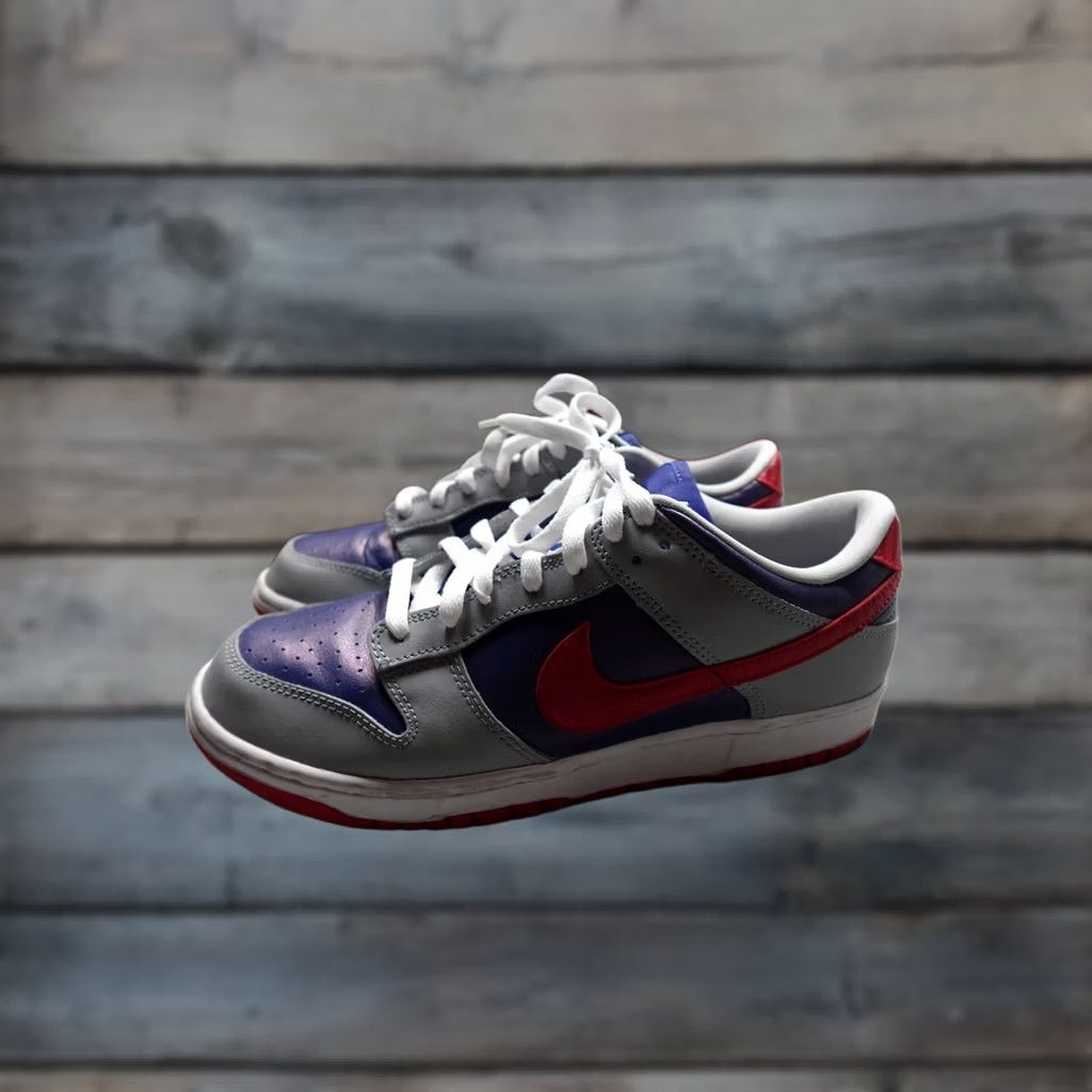 Nike Nike Dunk Low Mens 9.5 Samba Low Blue Silver Skater Low Top Box CZ2667-400 Size US M / EU 48-50 / 2 - 1 Thumbnail