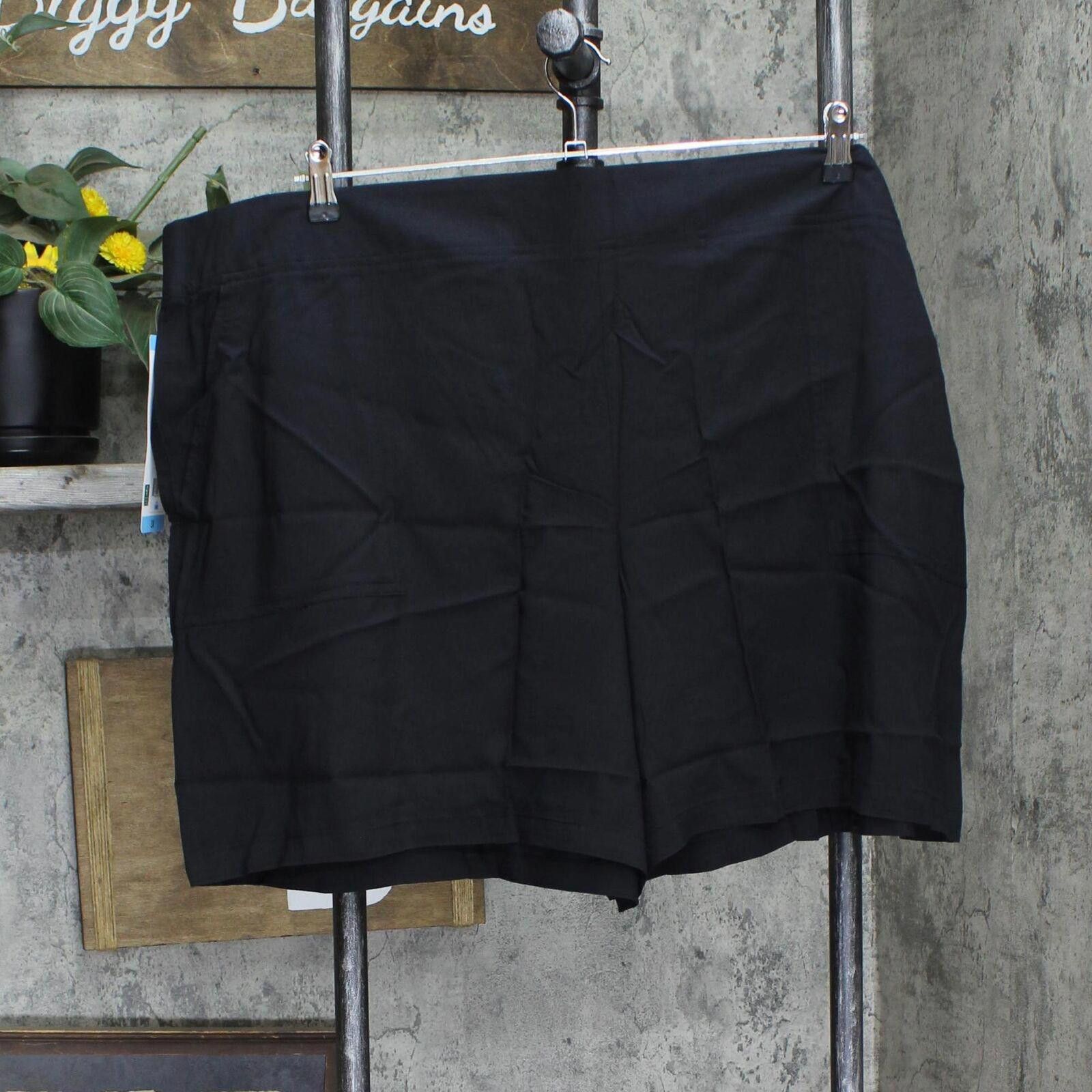Wildfox NWT Wildfox Lightweight Pull On Shorts 1752037 3X Black Size 42" / US 20 - 1 Thumbnail