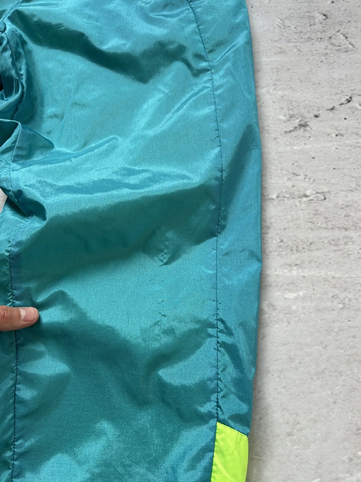 Nike 💥Rare Vintage Nike Baggy Nylon Track Pants 80s Og Y2k HipHop Size US 32 / EU 48 - 8 Thumbnail