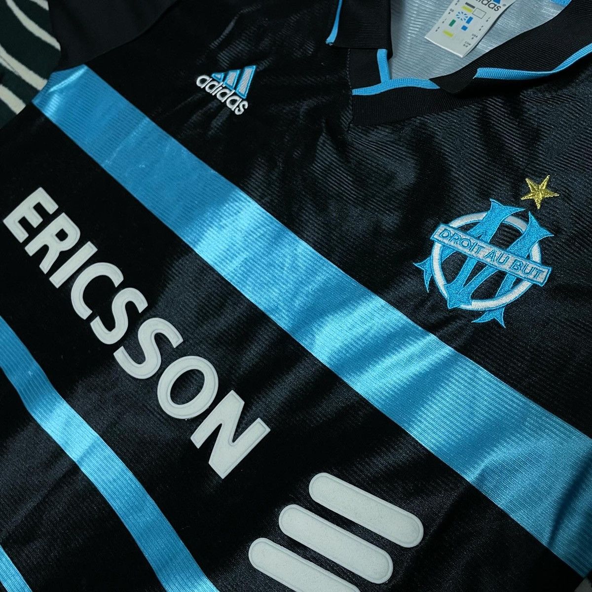 Adidas Marseille 99/00 Adidas Retro Third Jersey Vintage rare Size US S / EU 44-46 / 1 - 4 Thumbnail