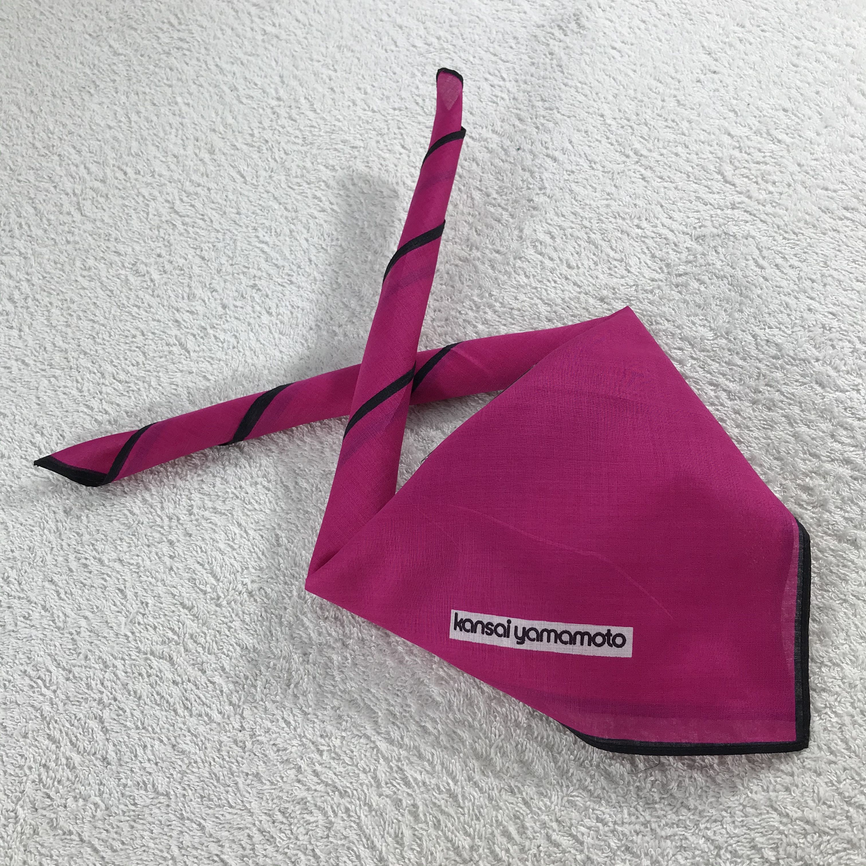 Kansai Yamamoto × Vintage Kansai Yamamoto Bandana / Handkerchief / Neckerchief - S340 Size ONE SIZE - 4 Thumbnail