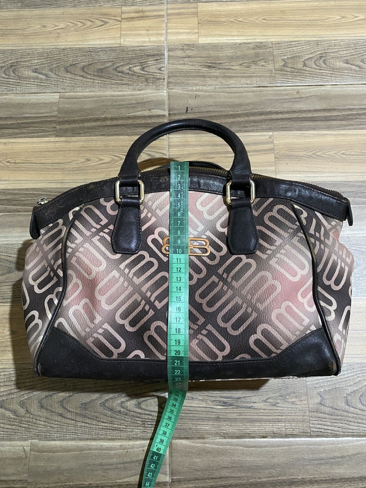 Balenciaga 💥NEED GONE💥 VINTAGE BALENCIAGA BAG MONOGRAM BB Size ONE SIZE - 22 Thumbnail