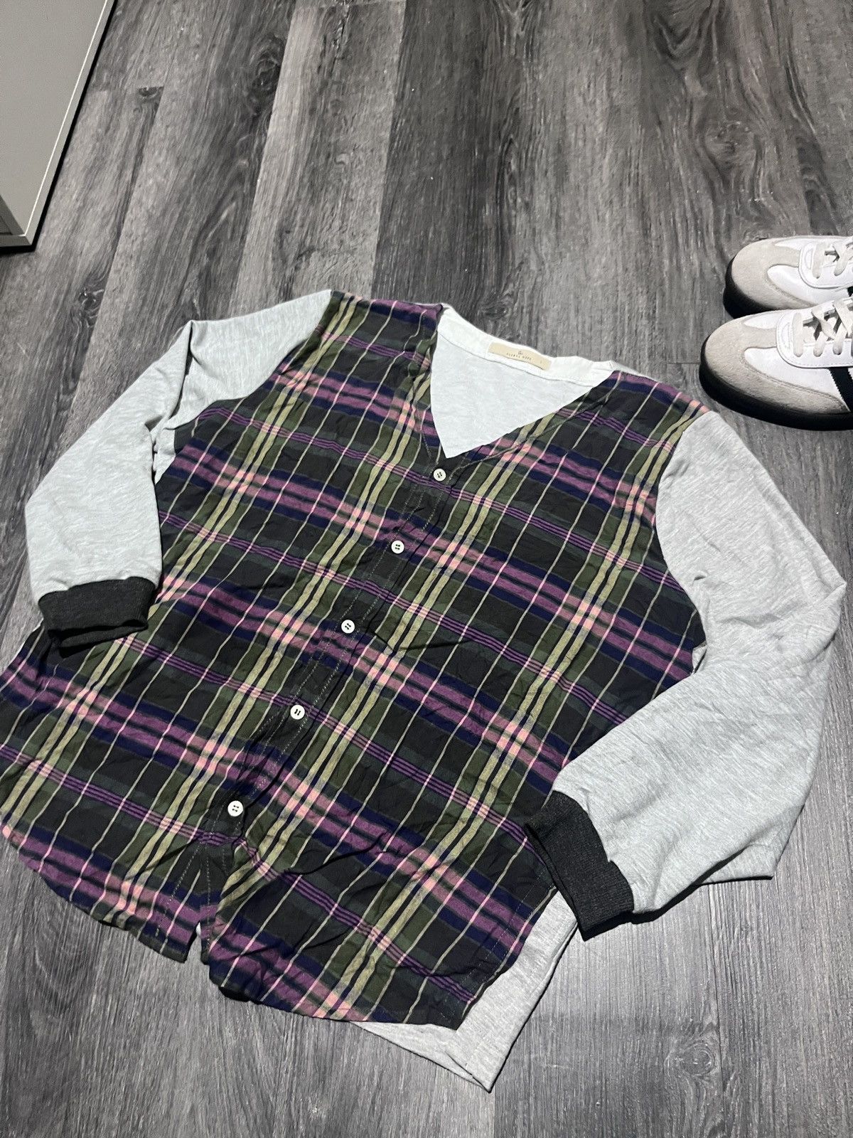 Global Work × Japanese Brand Fusion Flannel and Sweatshirt Global Work Size US L / EU 52-54 / 3 - 2 Thumbnail