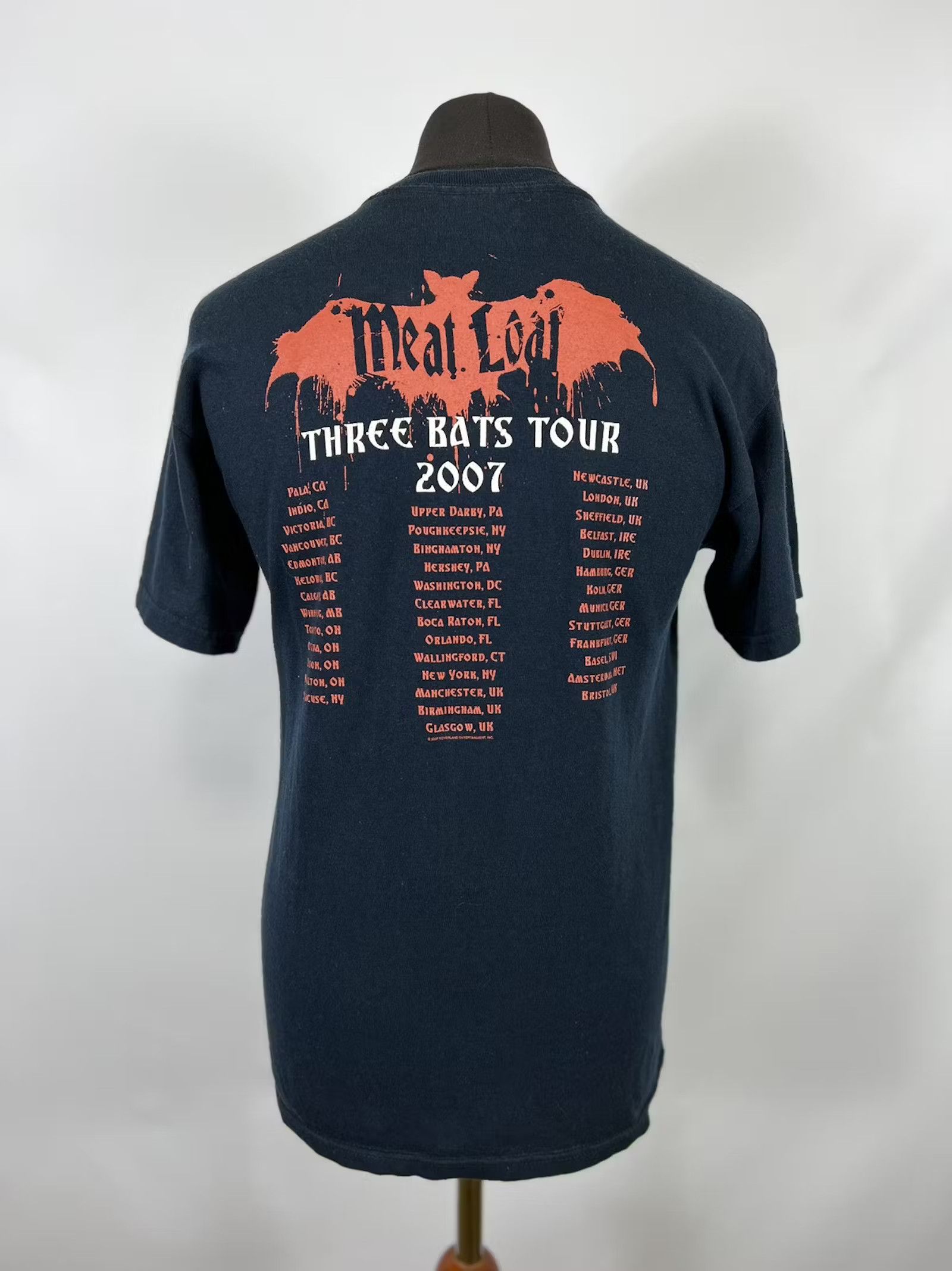 Band Tees × Vintage Meat Loaf Three Bats Tour tee Size US M / EU 48-50 / 2 - 2 Thumbnail