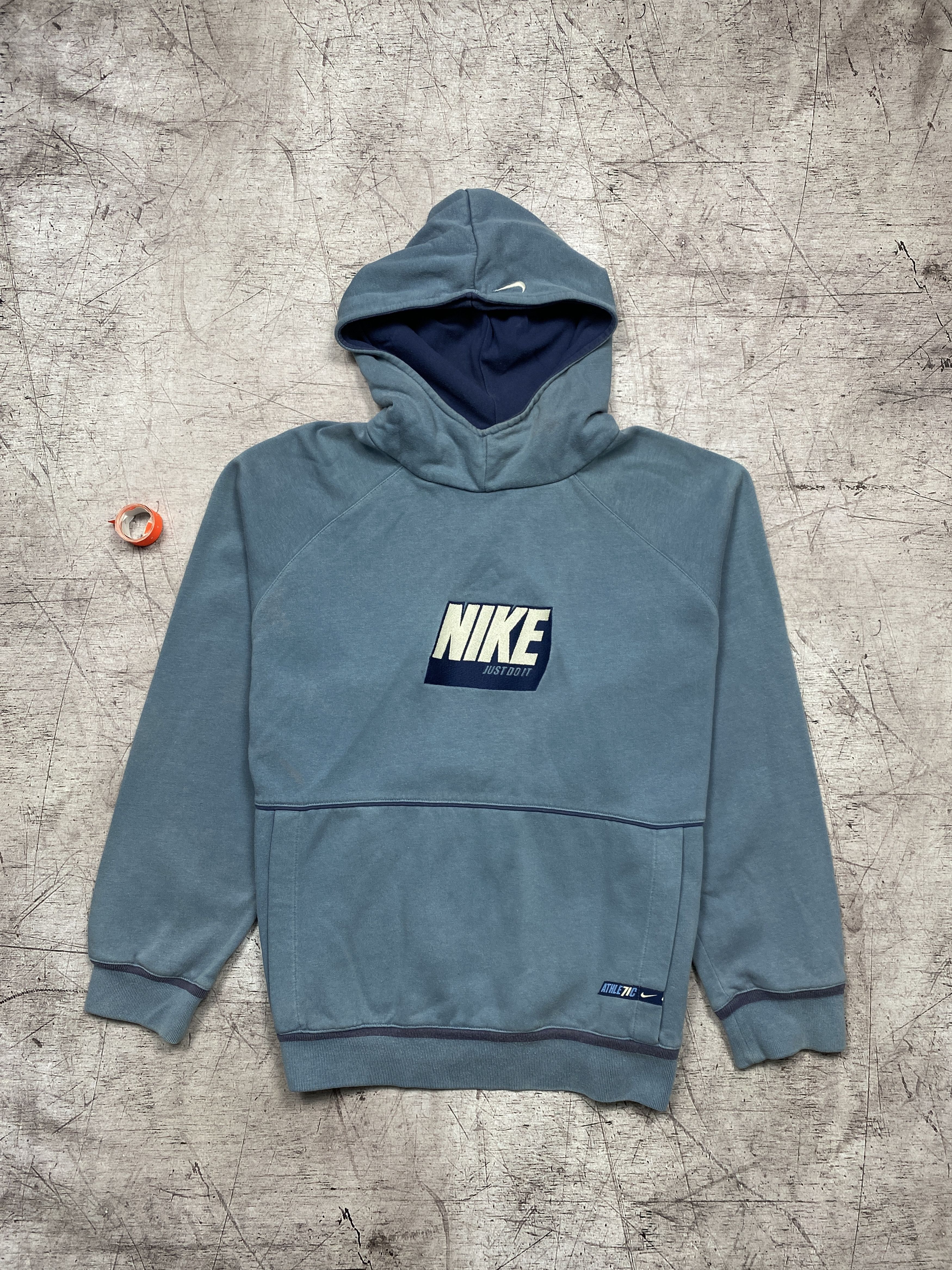 Nike × Vintage Nike Vintage embroidered logo Hoodie Y2K Size US XS / EU 42 / 0 - 1 Thumbnail