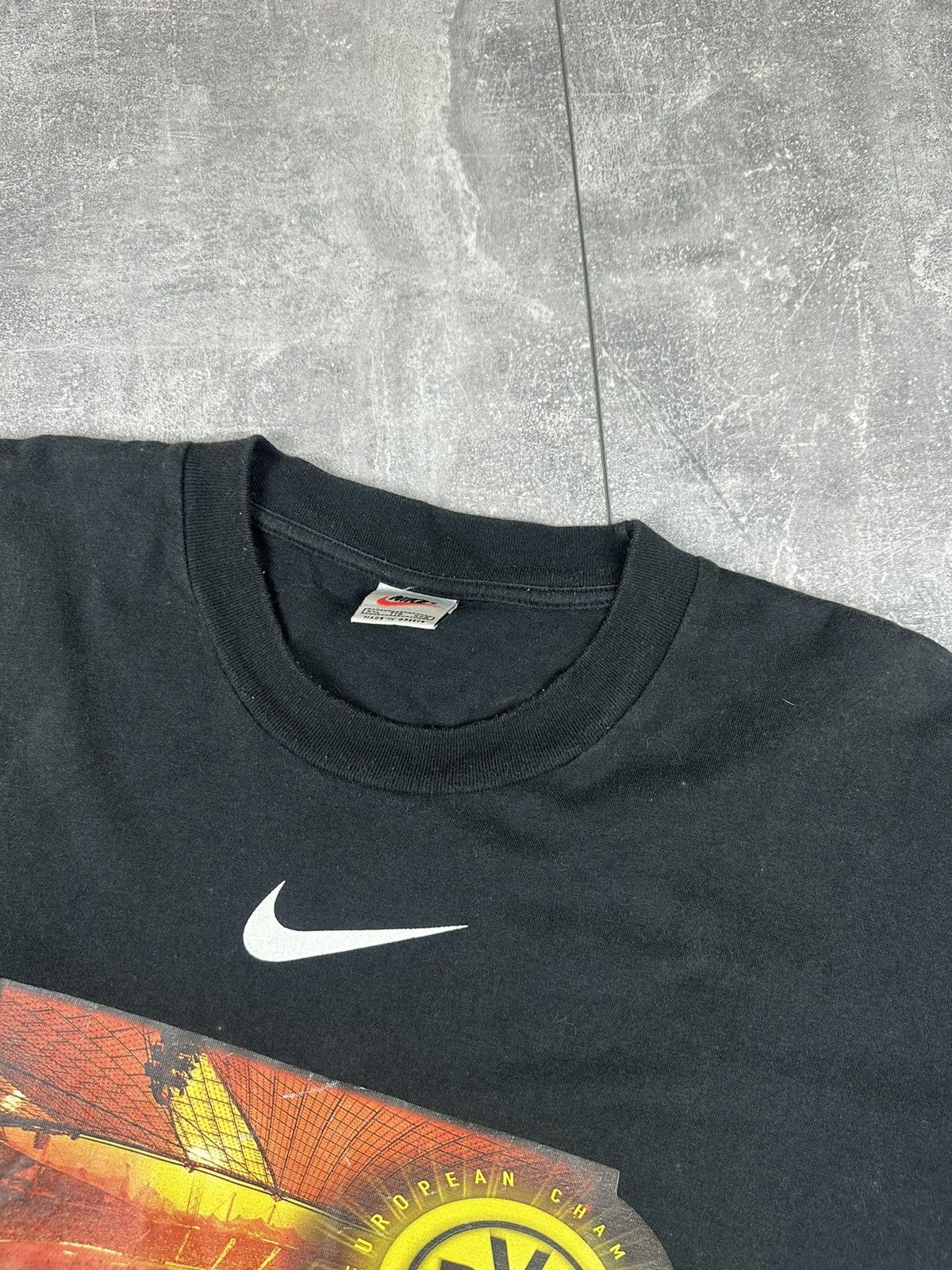 Nike Nike 1997 Borussia Dortmund European Champions T-Shit Size US XXL / EU 58 / 5 - 11 Thumbnail