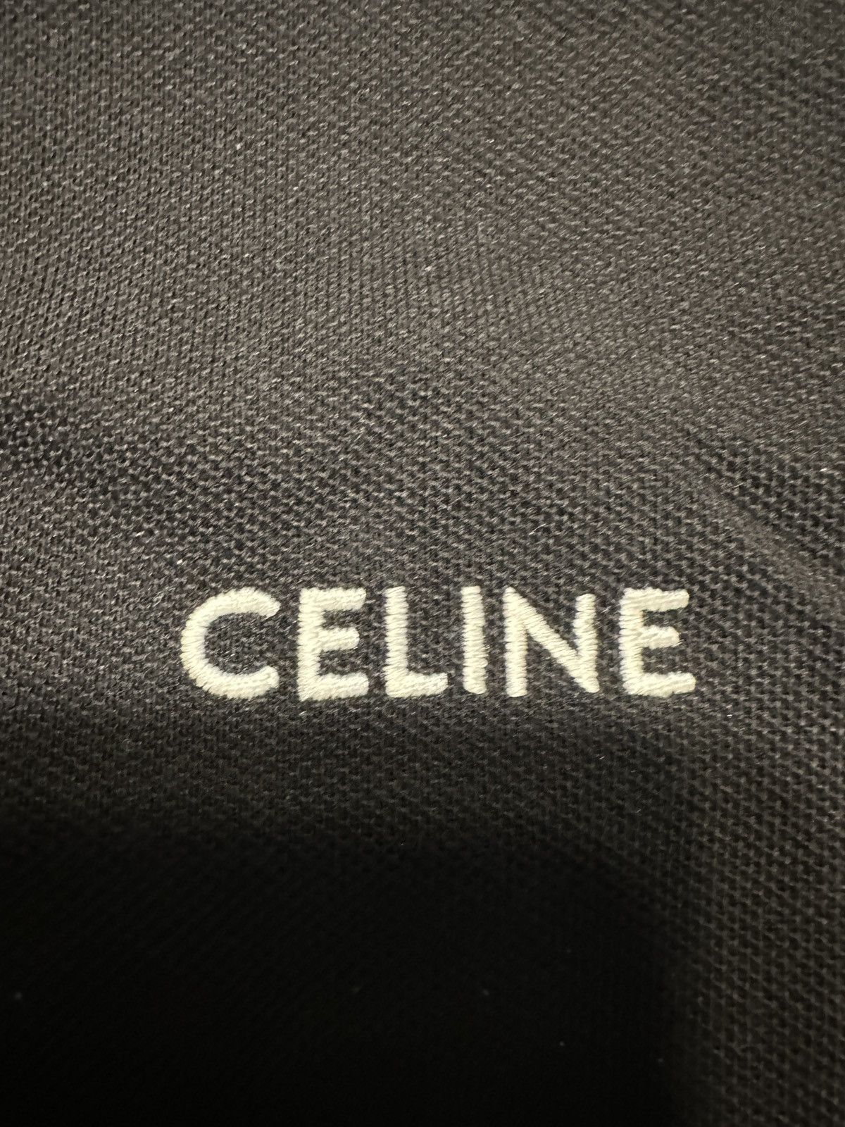 Celine Celine Black Polo Shirt XXL Size US XXL / EU 58 / 5 - 3 Thumbnail
