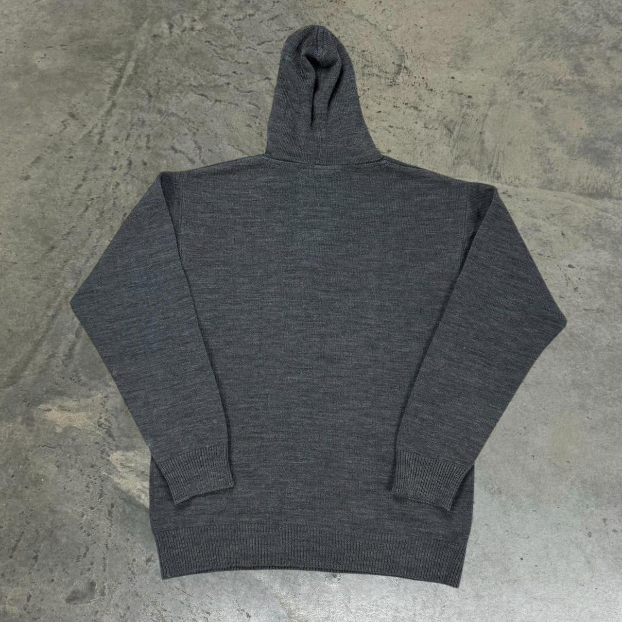 Nike Vintage 90s Grey Nike Knit Quarter Zip Hoodie Size US S / EU 44-46 / 1 - 4 Thumbnail