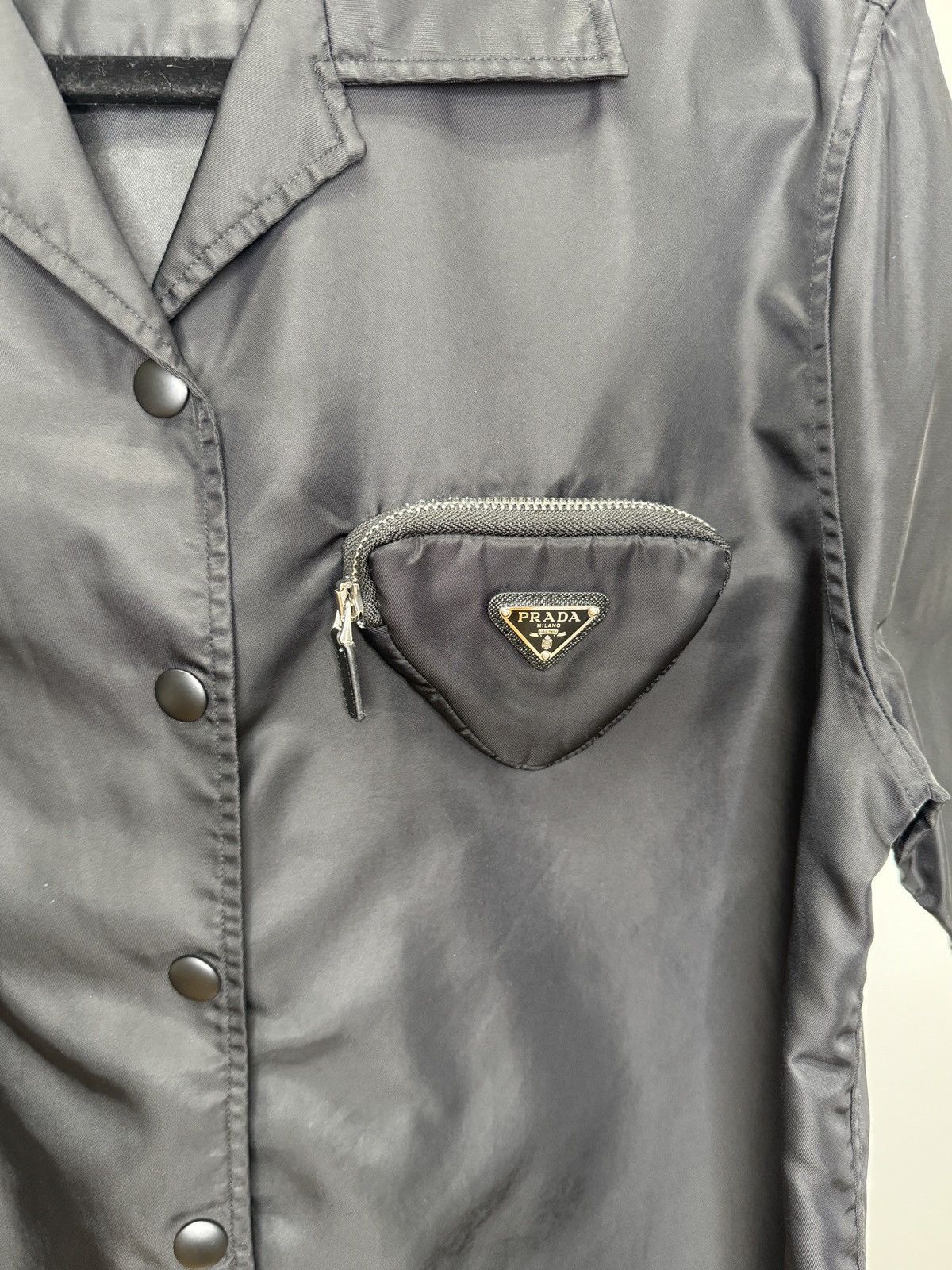 Prada Rare Re-Nylon Zip Pouch Button Up Size US S / EU 44-46 / 1 - 4 Thumbnail