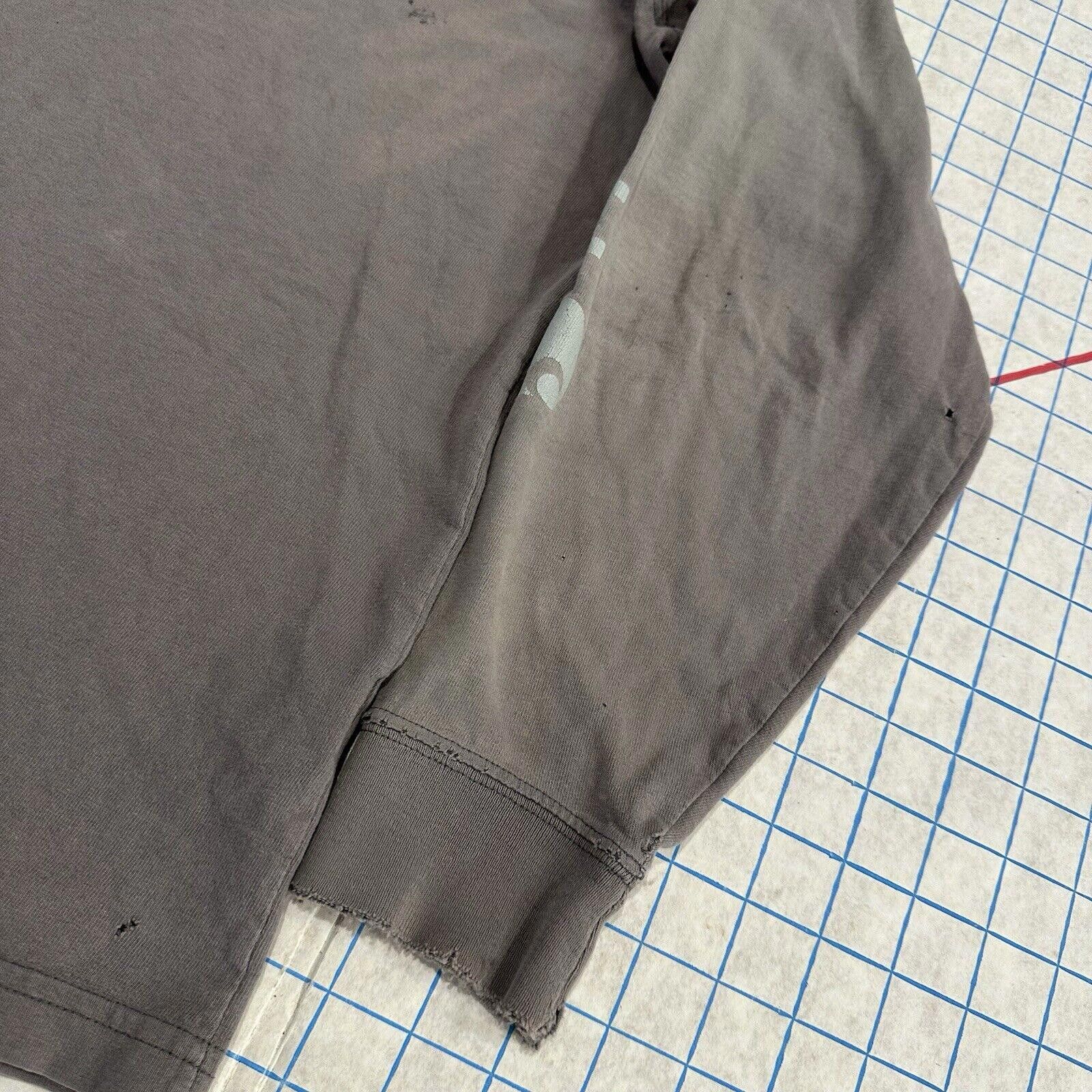 Carhartt Carhartt Shirt Long Sleeve Distressed Thrashed Grey 22x28 Size US L / EU 52-54 / 3 - 4 Thumbnail
