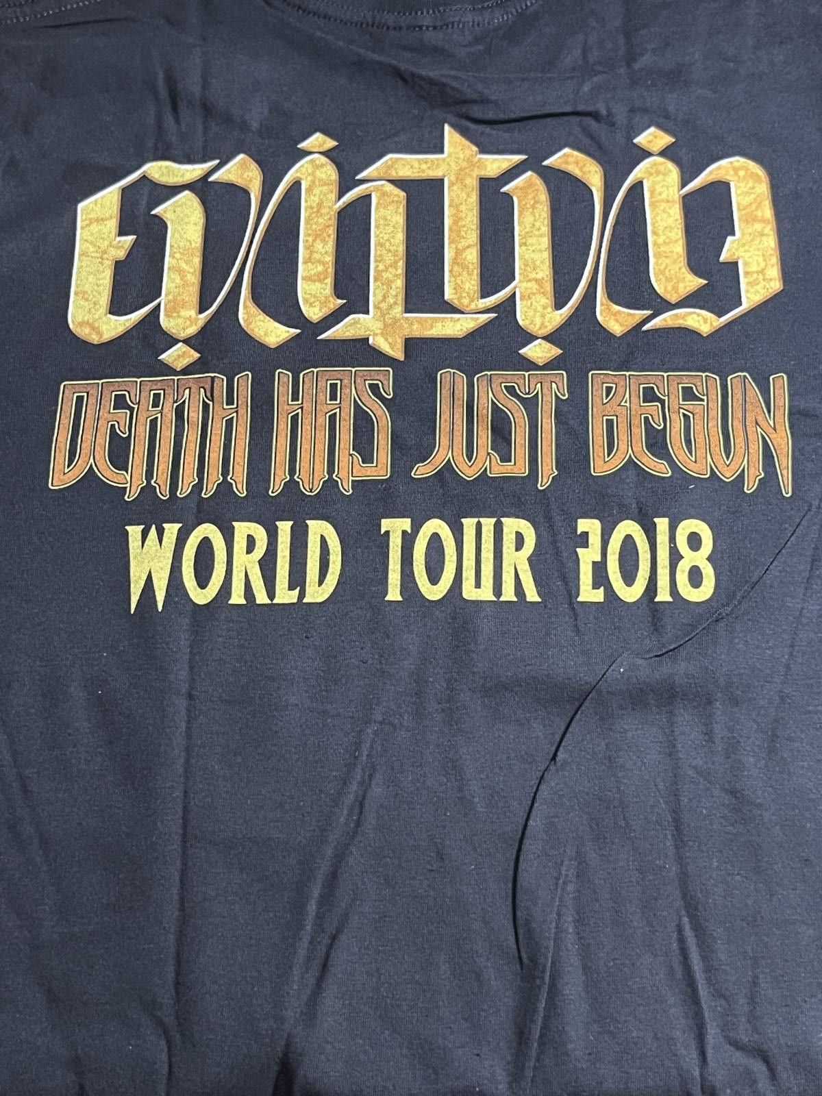 Designer Anthrax T-shirt Death Has Just Begun 2018 World Tour Shirt M Size US M / EU 48-50 / 2 - 7 Thumbnail